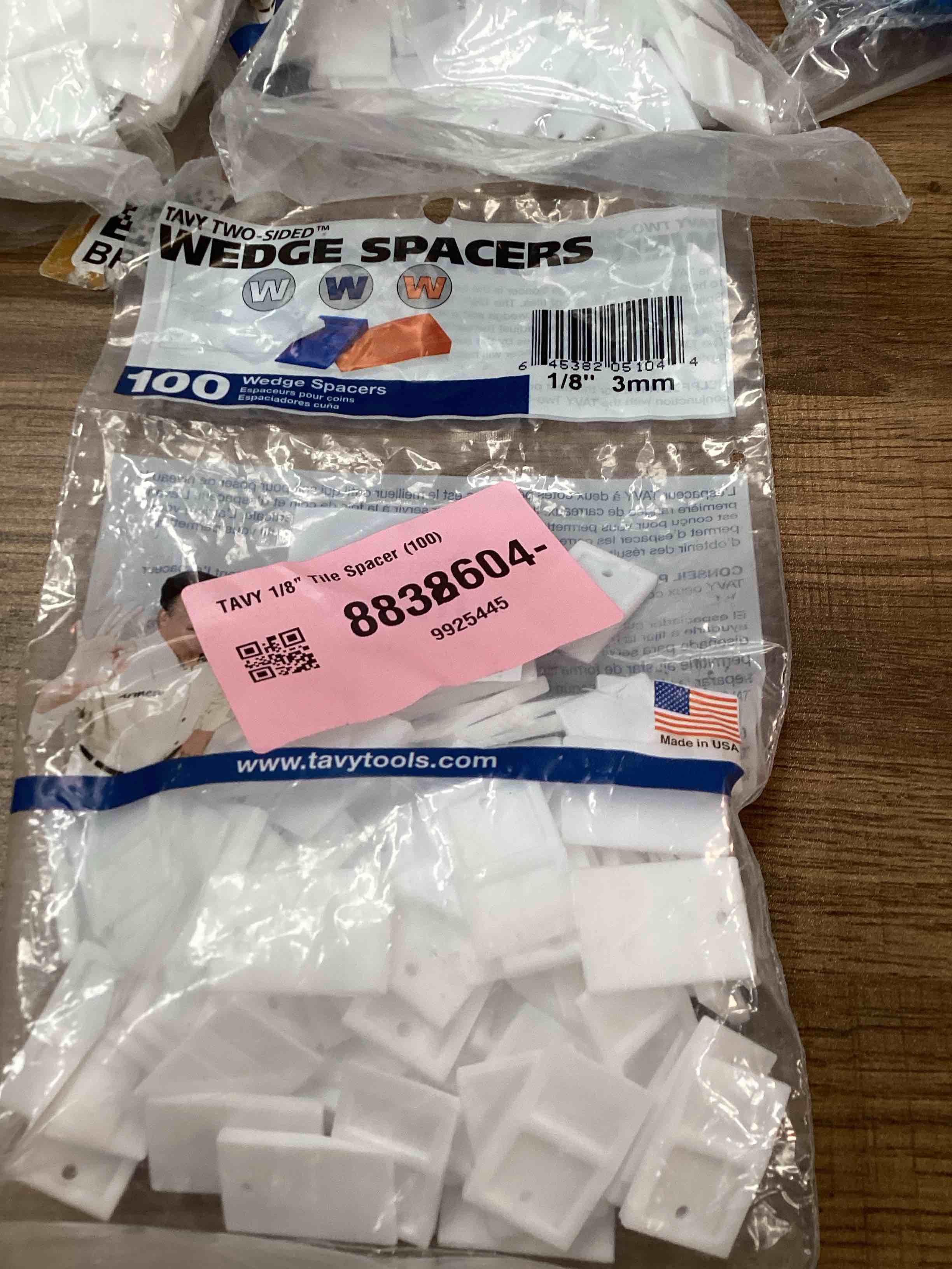 Condition photo showing Good Condition for TAVY 1/8" Tile Spacer (100)