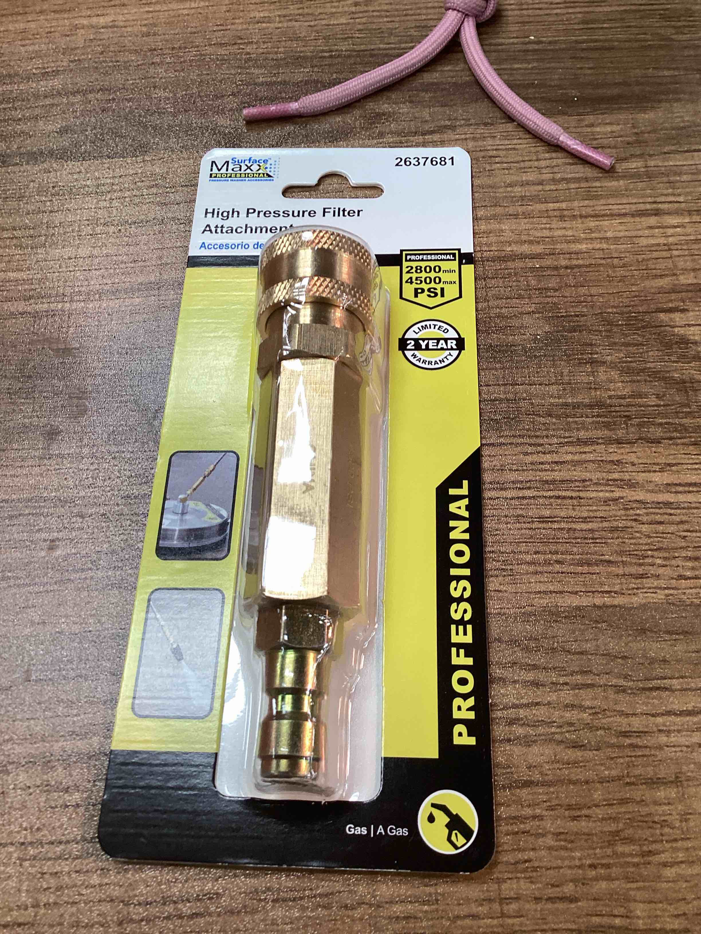 high pressure filter attachment 