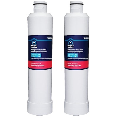 PROJECT SOURCE 2-PACK REFRIGERATOR WATER FILTER S-2-2