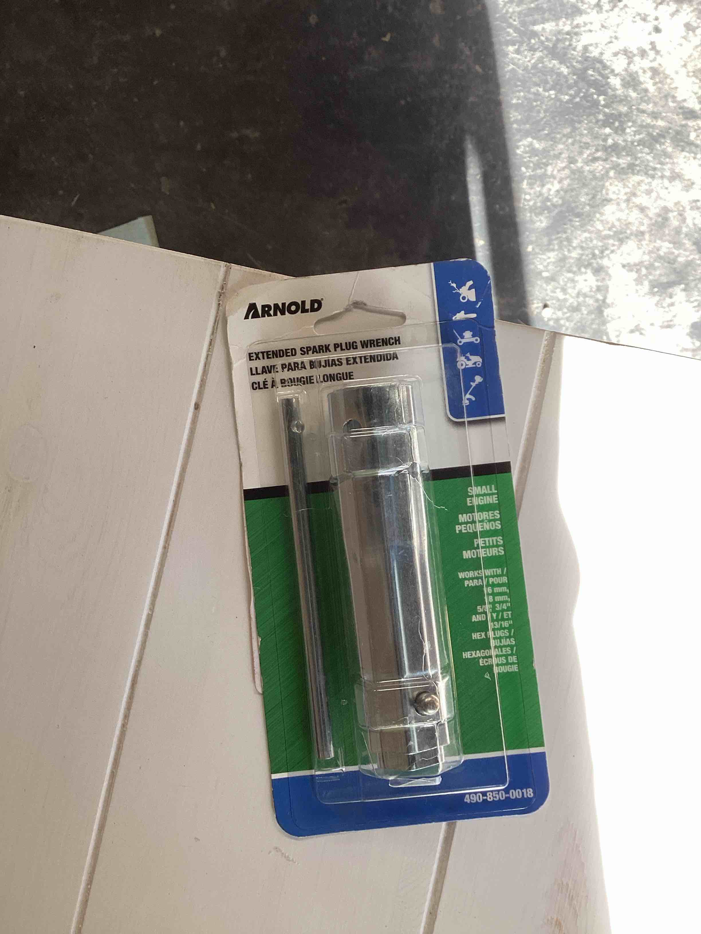 Condition photo showing Good Condition for Arnold Corporation 490-850-0018 Extended Spark Plug Wrench for OHV Engines