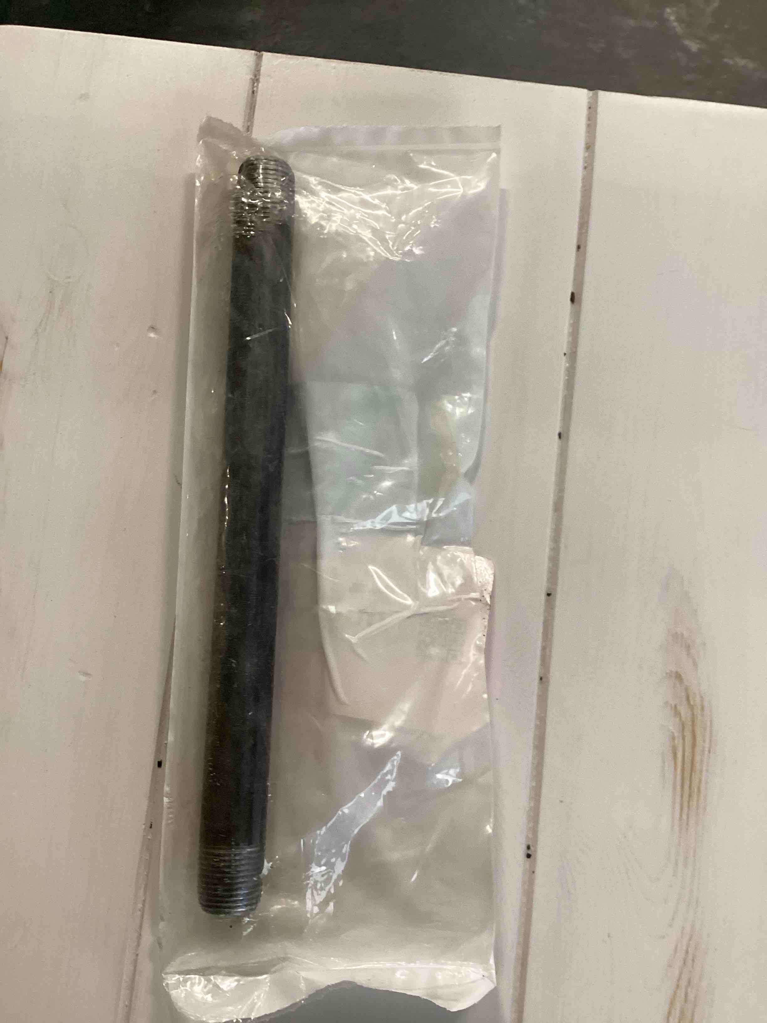 Condition photo showing Good Condition for RELIABILT 3/8x8 Black Nipple