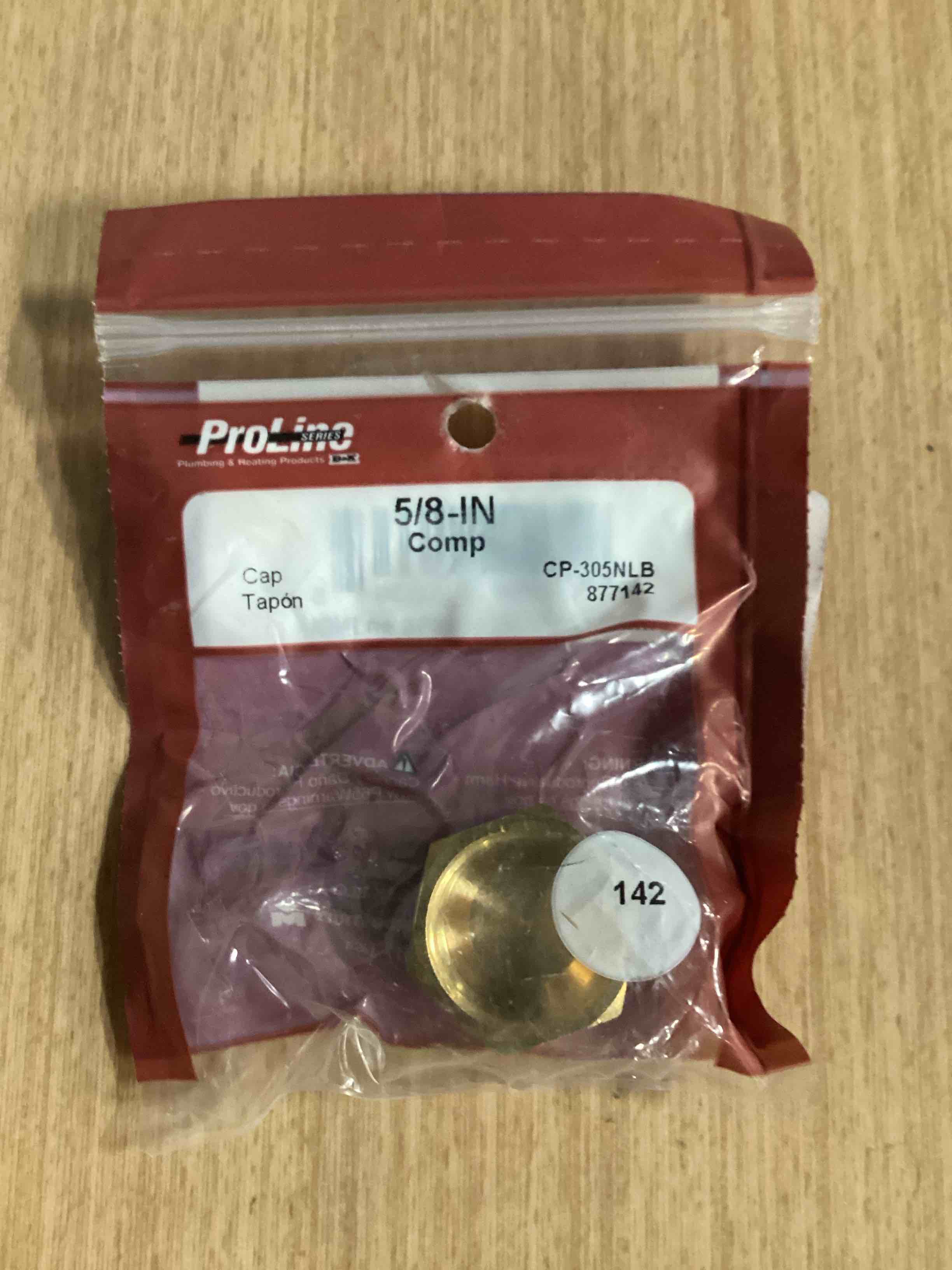 Condition photo showing Good Condition for Proline 5/8-in Cap Fitting