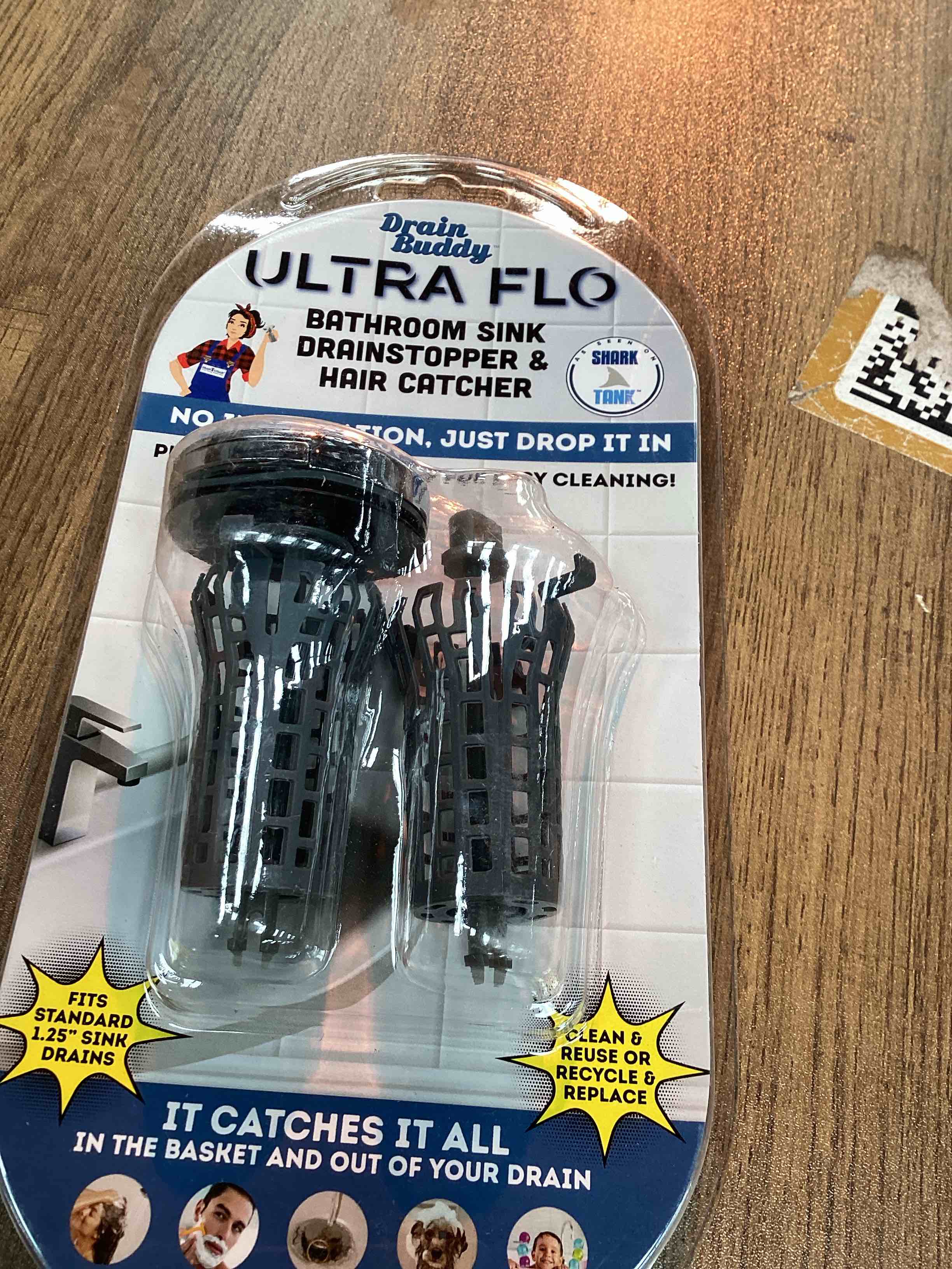 Condition photo showing Good Condition for Drain Buddy Ultra Flo Sink with Chrome Metal Cap Plus 1 Extra Basket