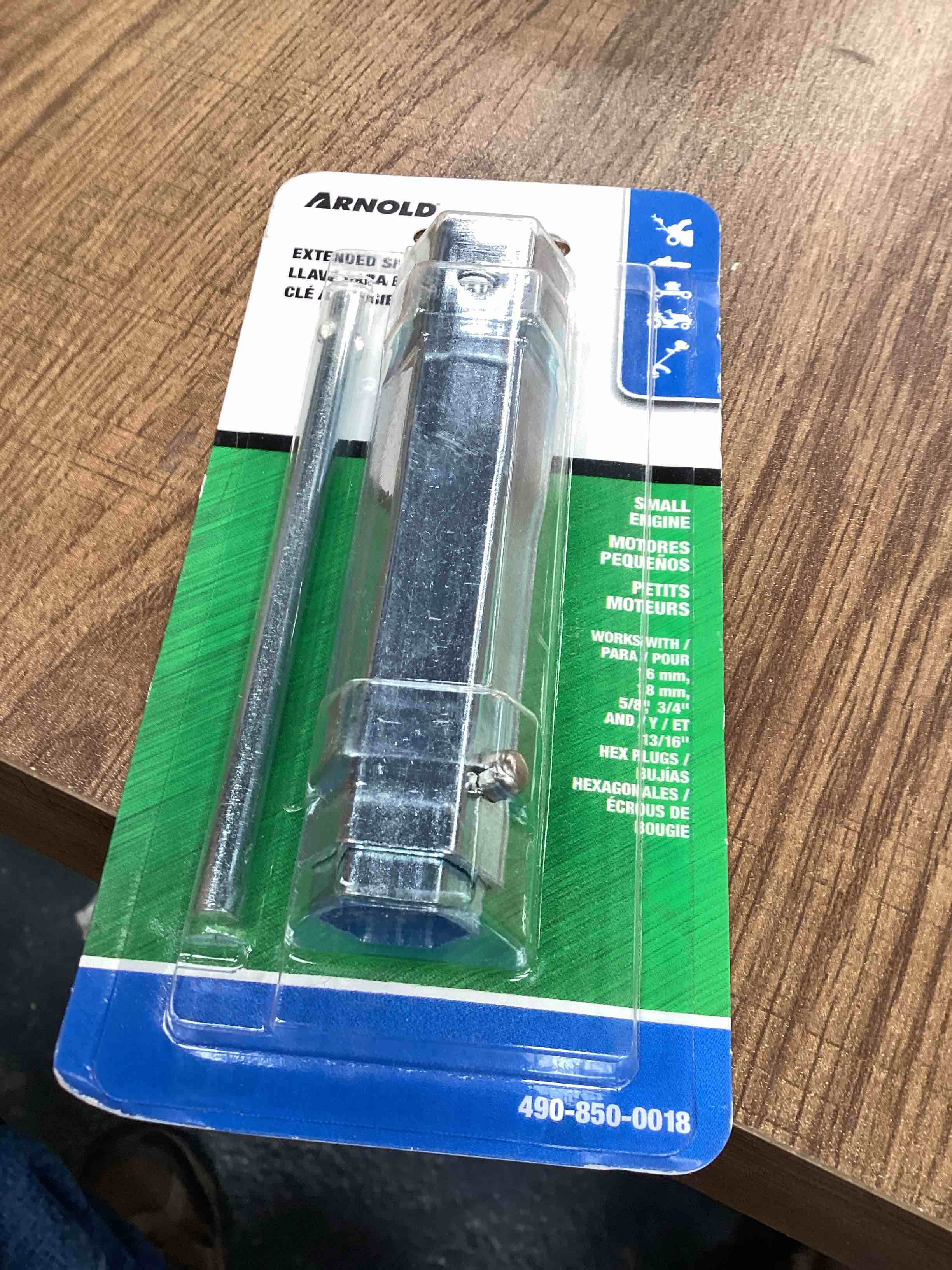 Condition photo showing Good Condition for Arnold Corp 8927451  490-850-0018 Universal Wrench Spark Plug Extended