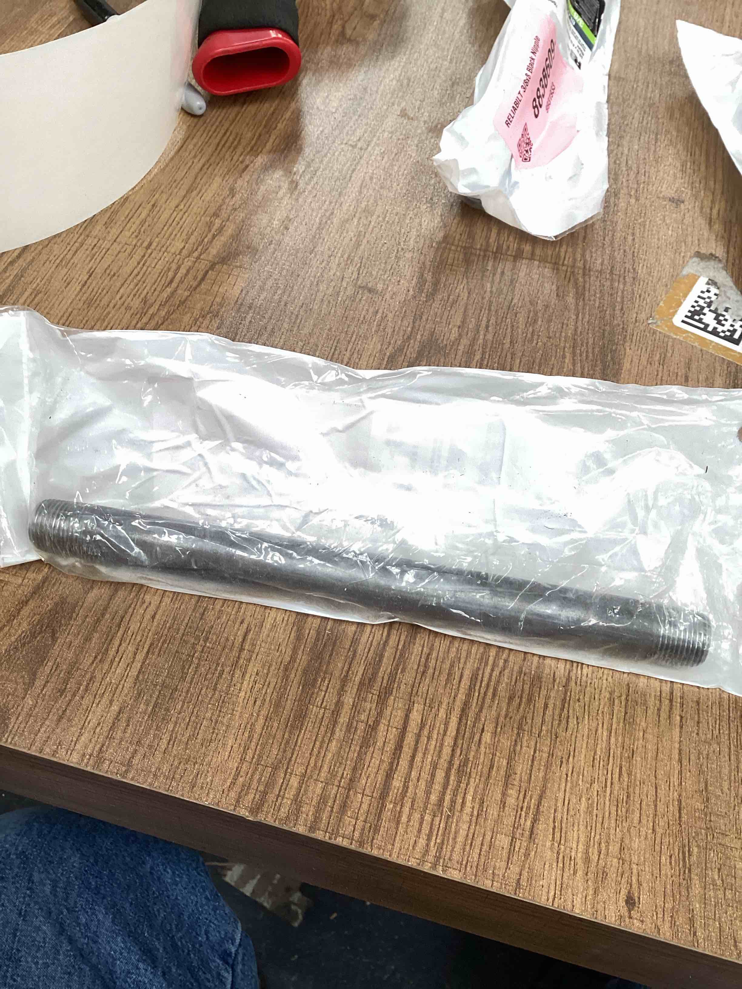 Condition photo showing Good Condition for Mueller Proline 8-in x 3/8-in Black Steel Nipple Fitting