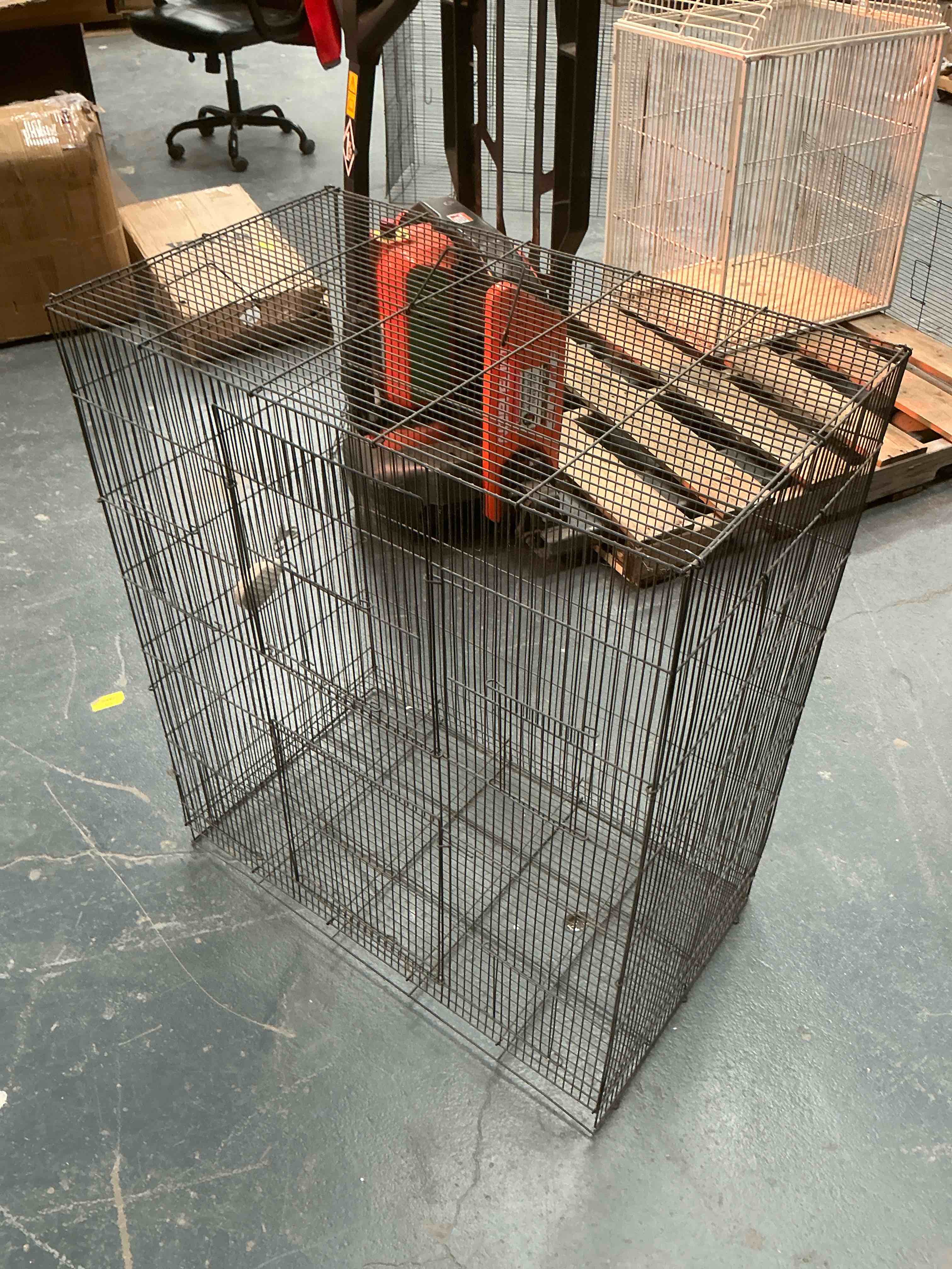 Black Metal Bird Cage