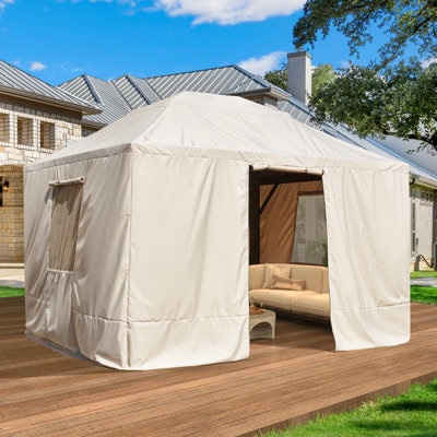 10 Ft. W X 13 Ft. D Outdoor Winter Gazebo Cover