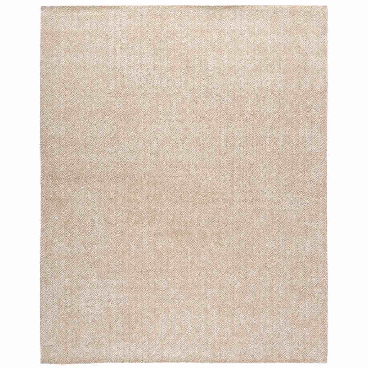 Nidhish Hand Tufted Viscose Wool Cotton Chevron Rug ~7’9”