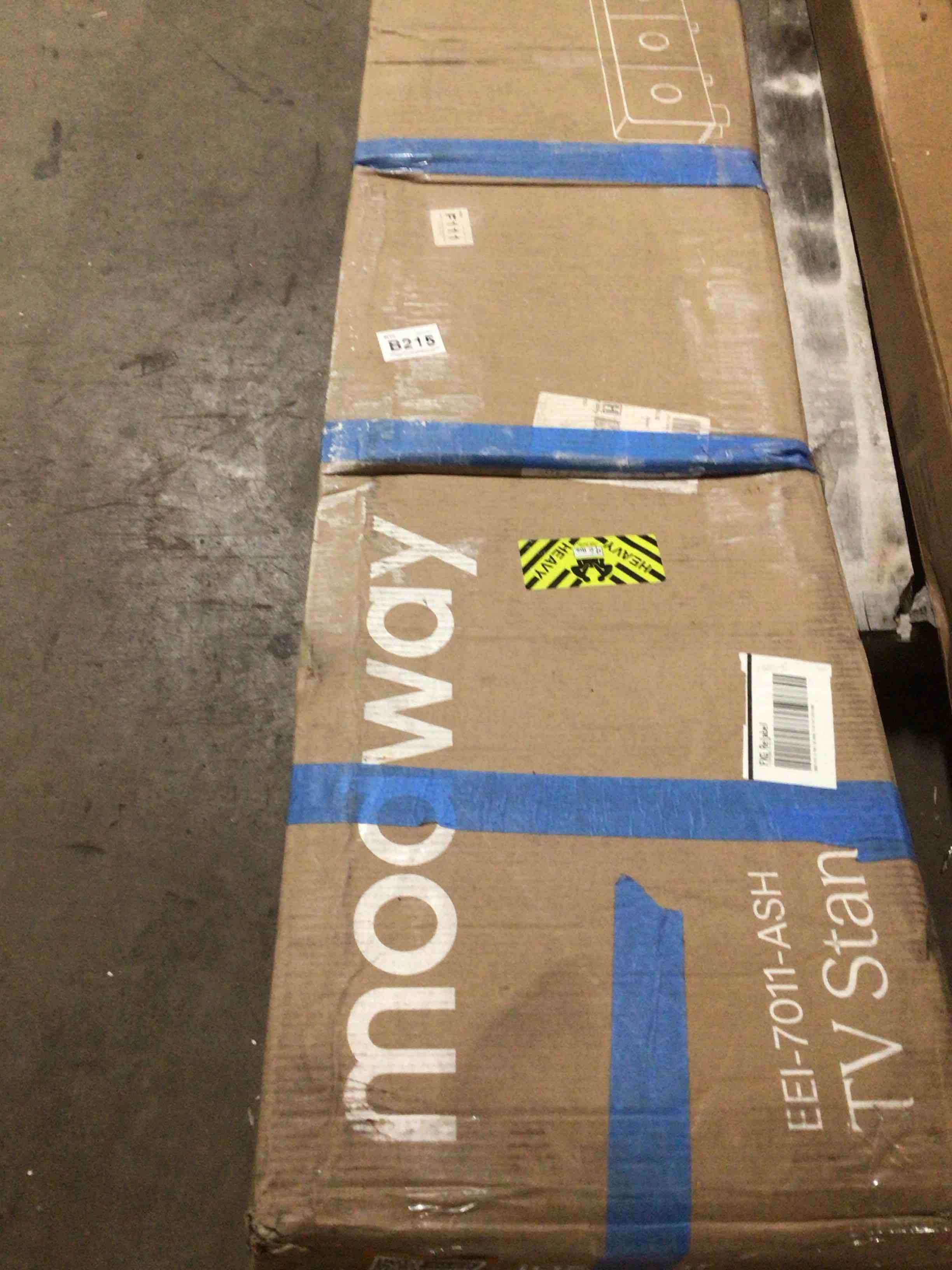 Condition photo showing As Is for Sonnet 69" Low Profile TV Stand