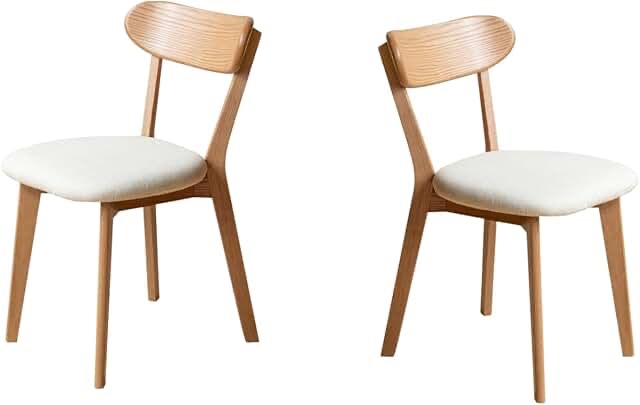 Upholstered Solid Wood Dining Chair Side Chair