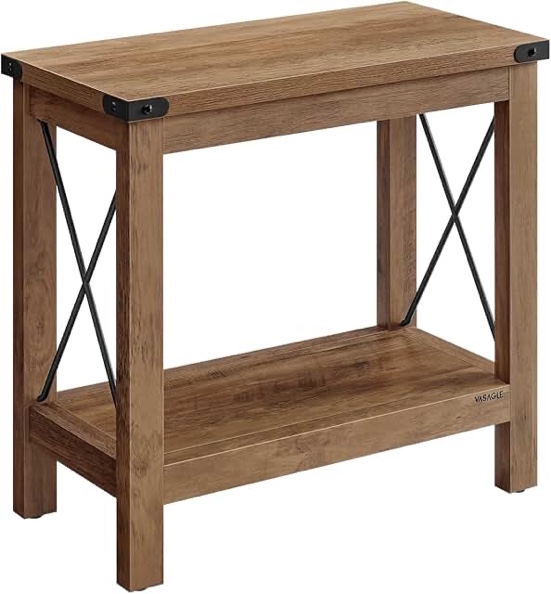 Wooden End Table 24.6*18.7*4.5 Inches