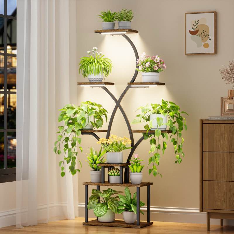 Plant Stand with Grow Lights
