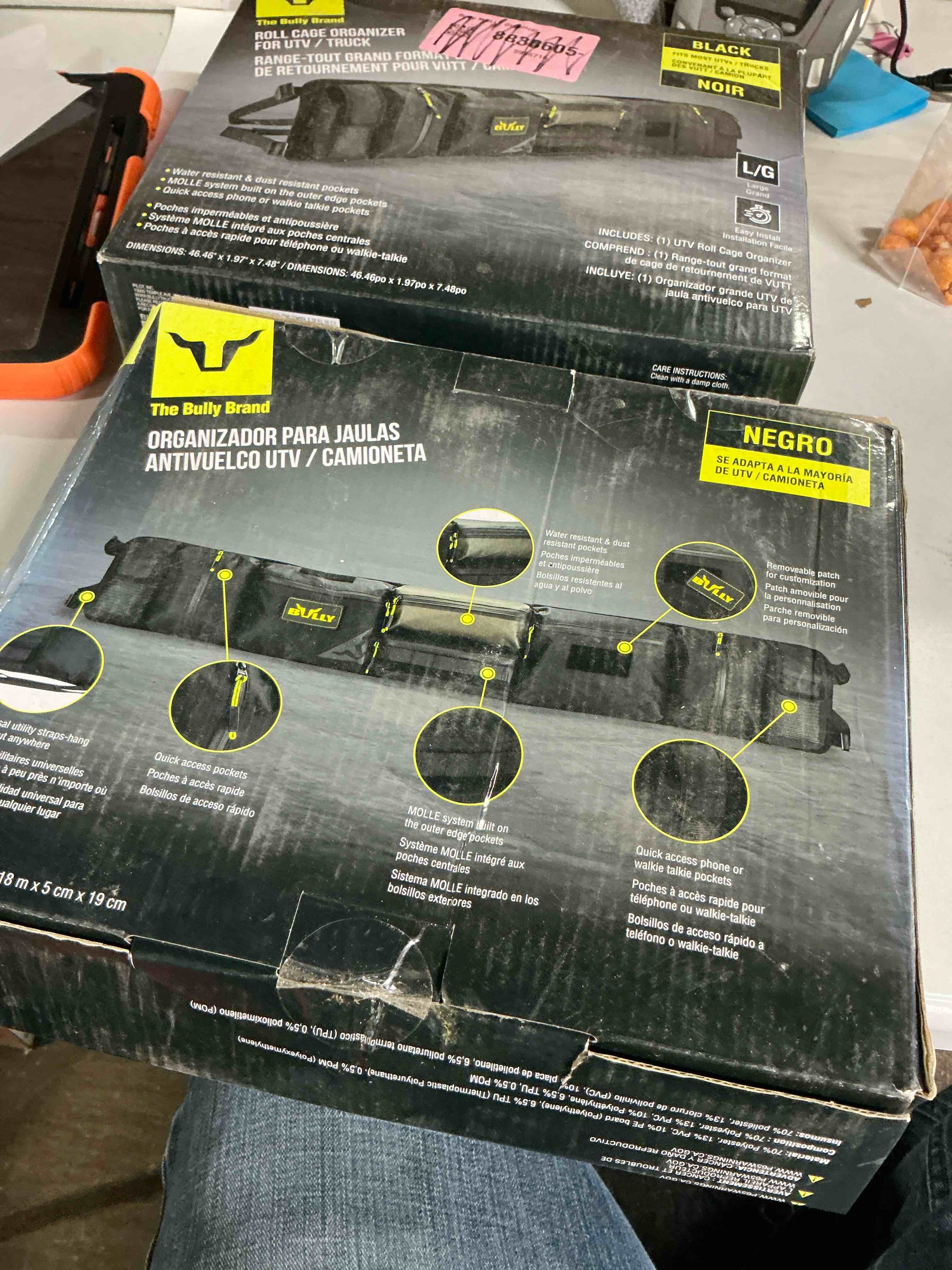 Condition photo showing Good Condition for Bully® UTV Black Roll Cage Organizer Large