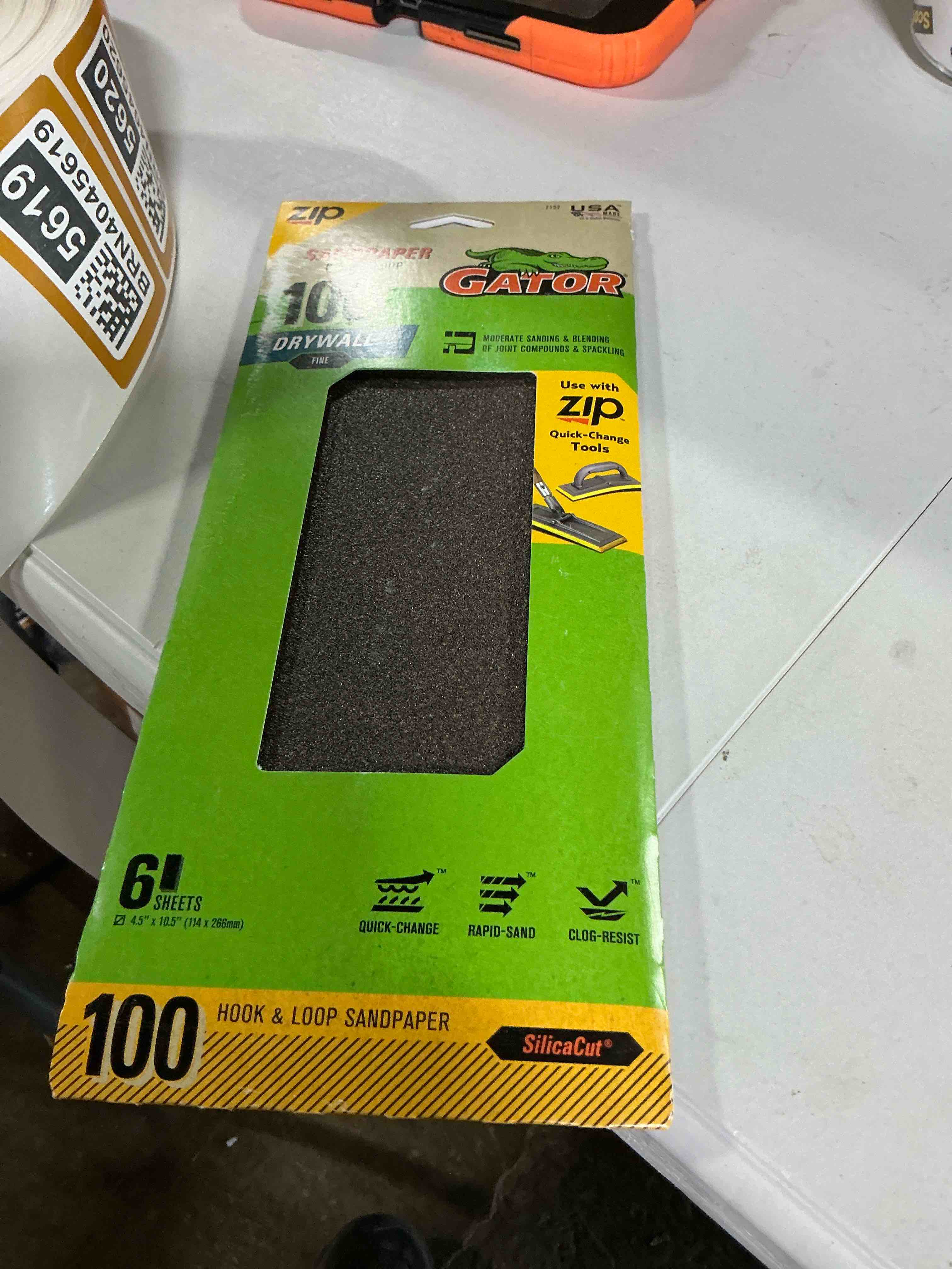 Condition photo showing Good Condition for Ali Industries 7157 6ct 100grit Drywall Sandpaper