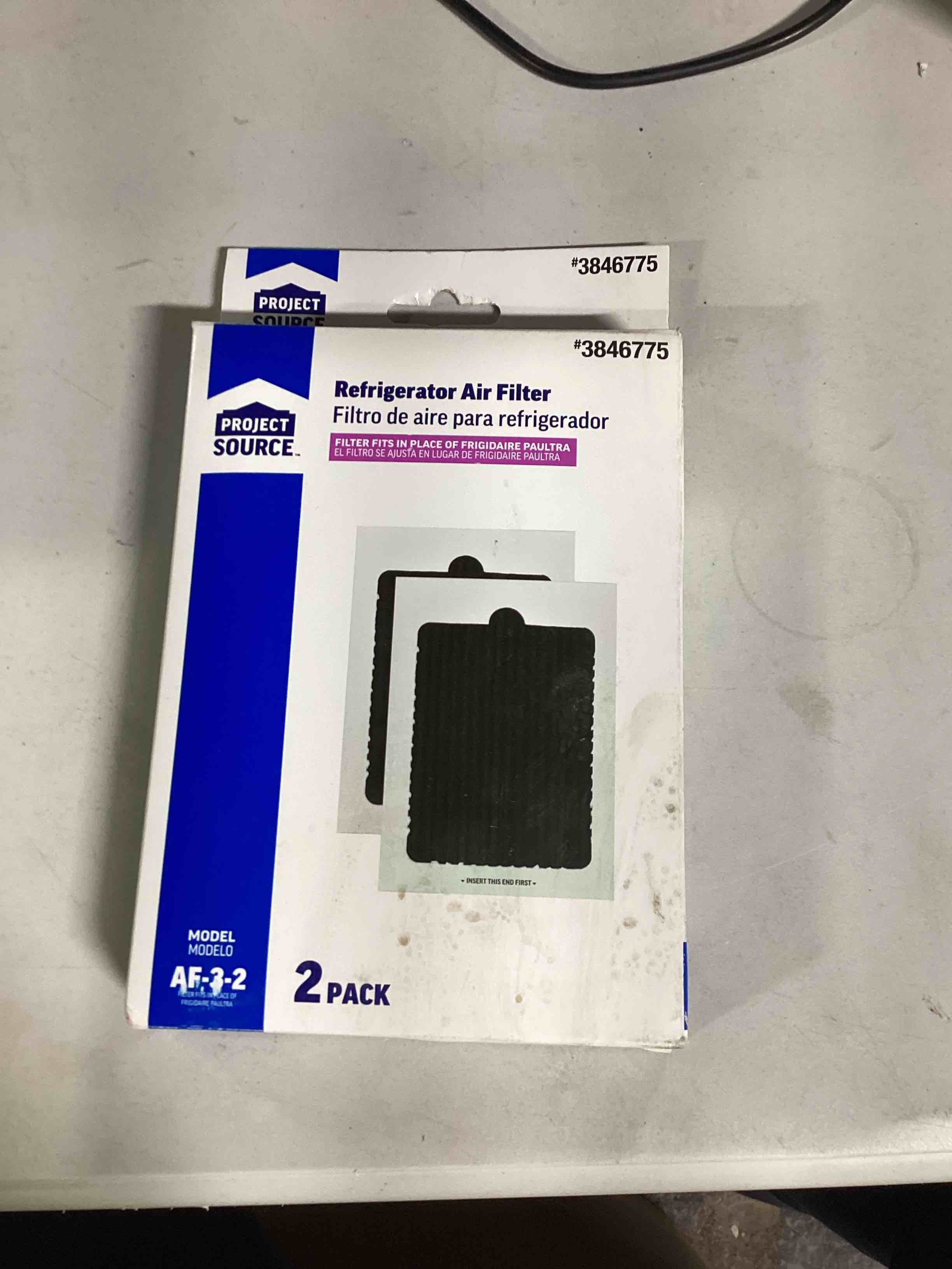 Condition photo showing Good Condition for Project Source Af-3-2 Refrigerator Replacement Air Filter Fits Frigidaire Paultra (2-pack)