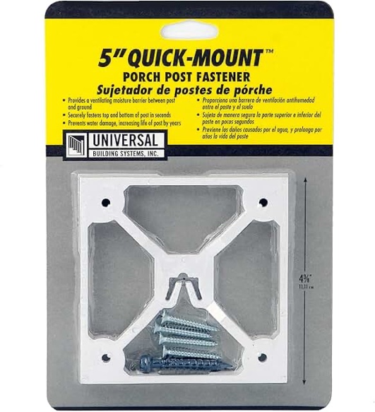 17005 Quick-Mount Porch Post Fastener 5