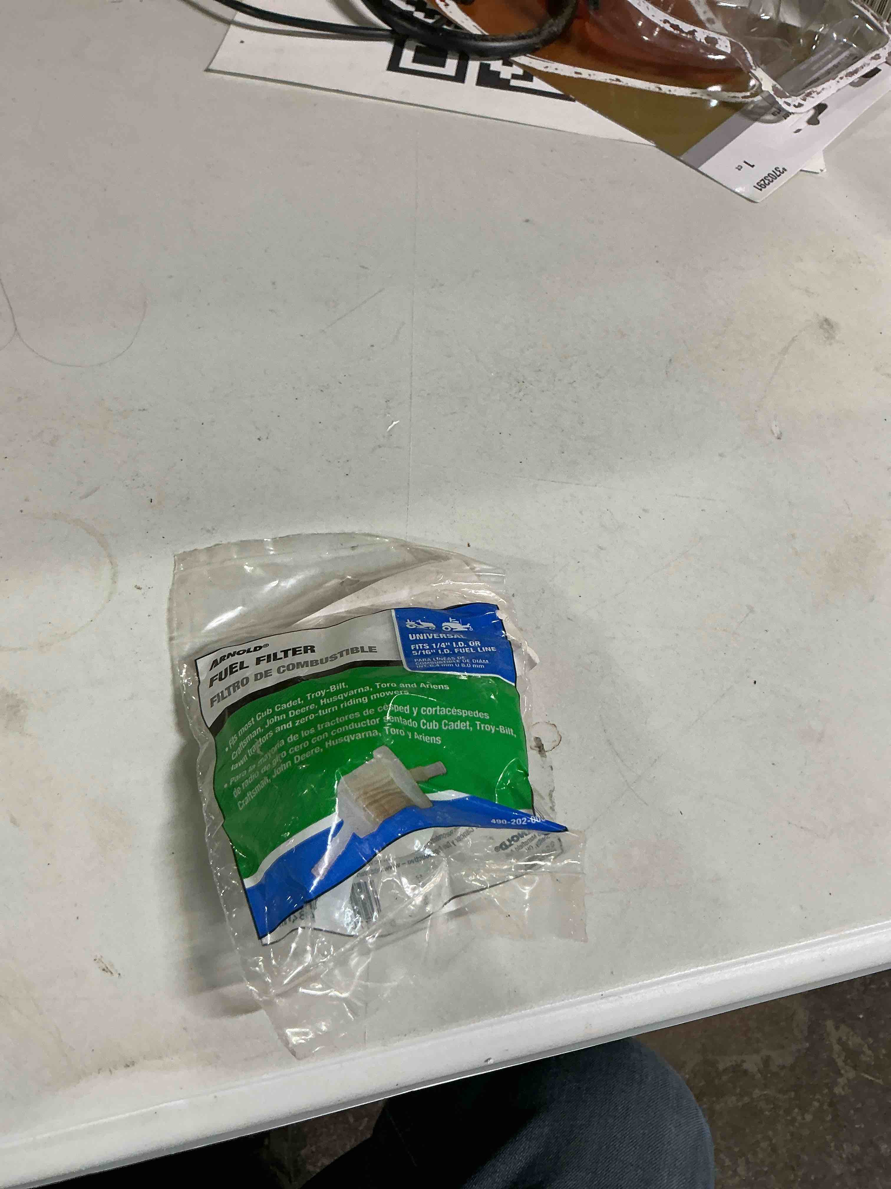 Condition photo showing Good Condition for 1/4 In. Or 5/16 In. Fuel Filter Line Fits All Gas Engines Up To 80 HP