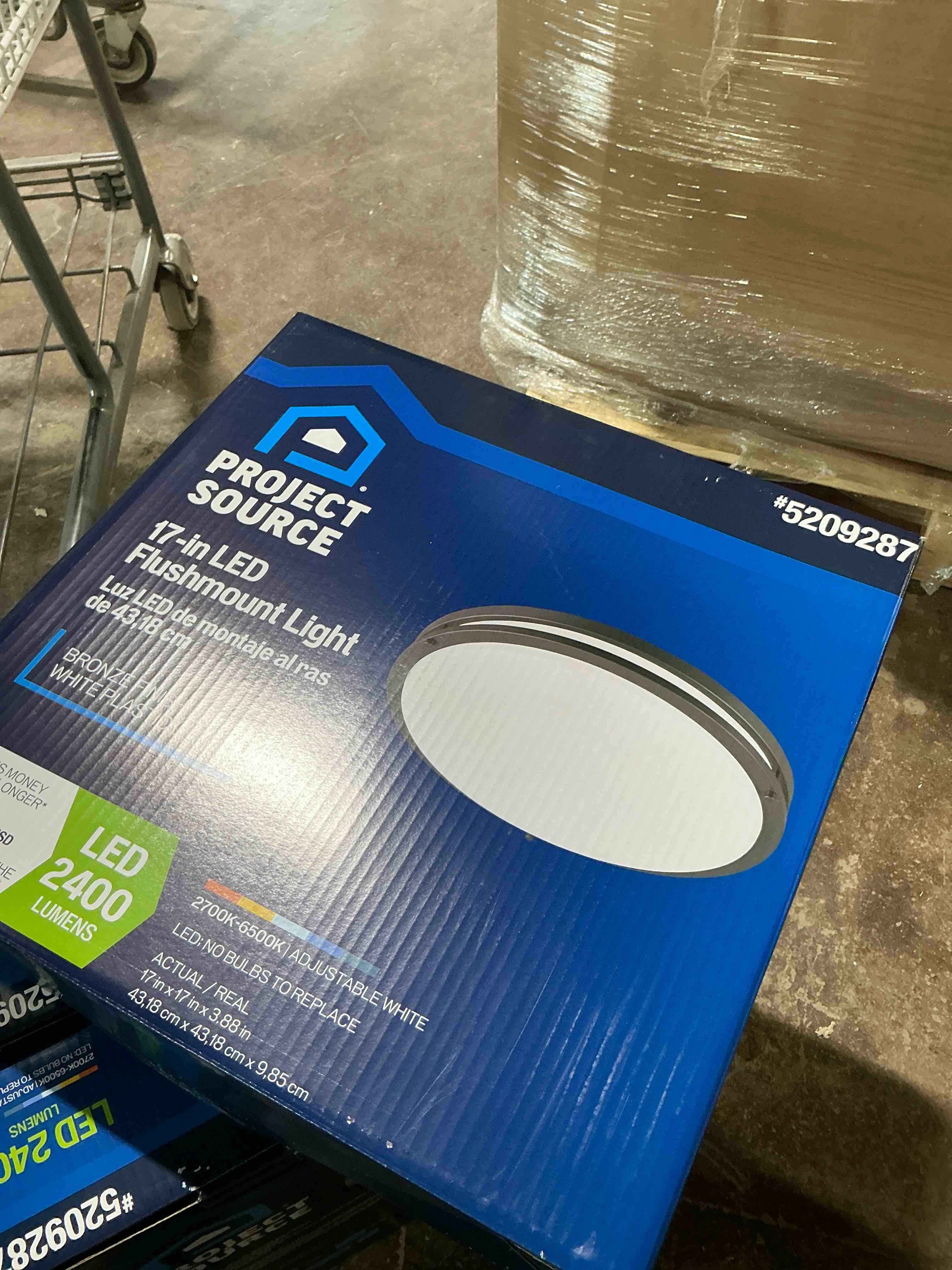 Condition photo showing Good Condition for Project Source 17in LED Flushmount Light