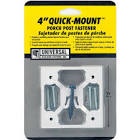 Universal Building Systems 4  4.00 x 4.00 x 0.50 Inches  Quick  Mount Porch Post Fastener Bracket