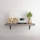 Allen and Roth 36in Shelf Grey Finish