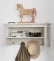 Allen and Roth Wall Shelf with Hooks