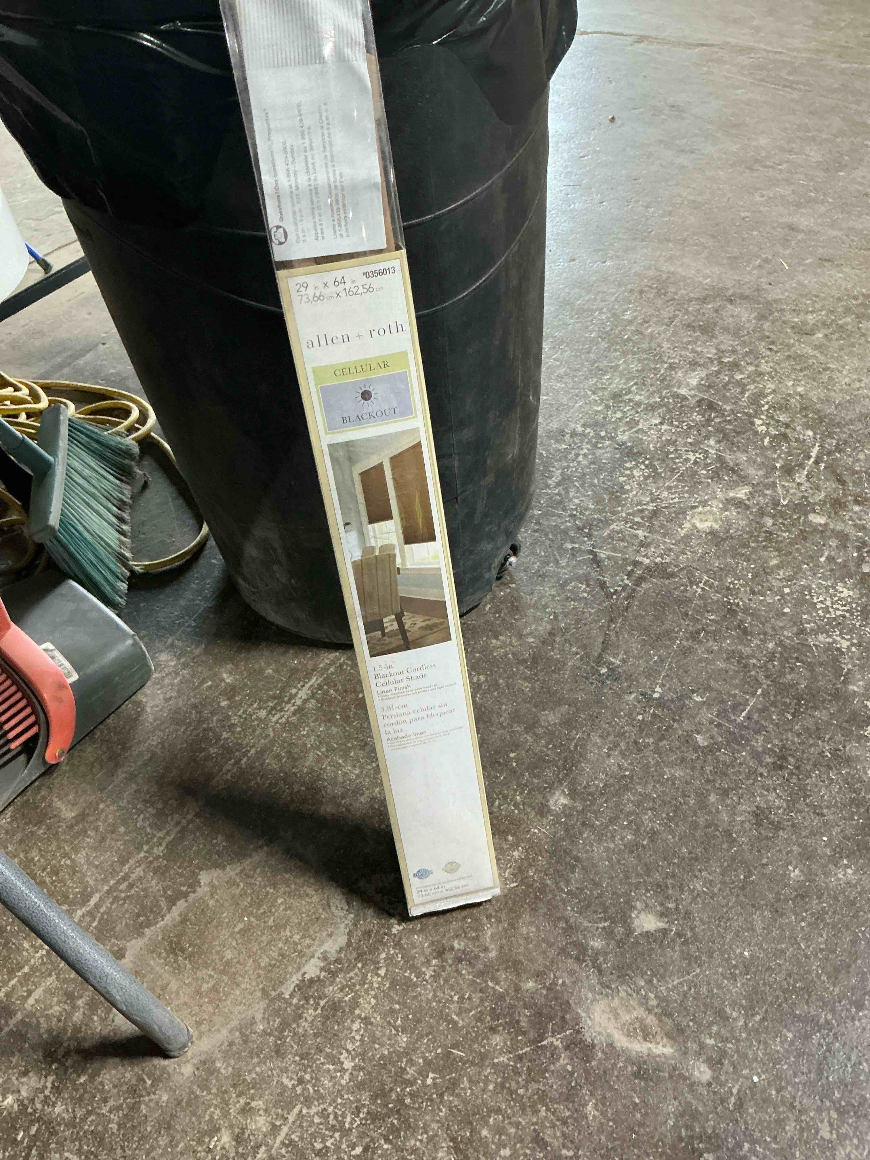 Condition photo showing Good Condition for Allen and Roth Blackout Cordless Cellular Shade 29 x 64