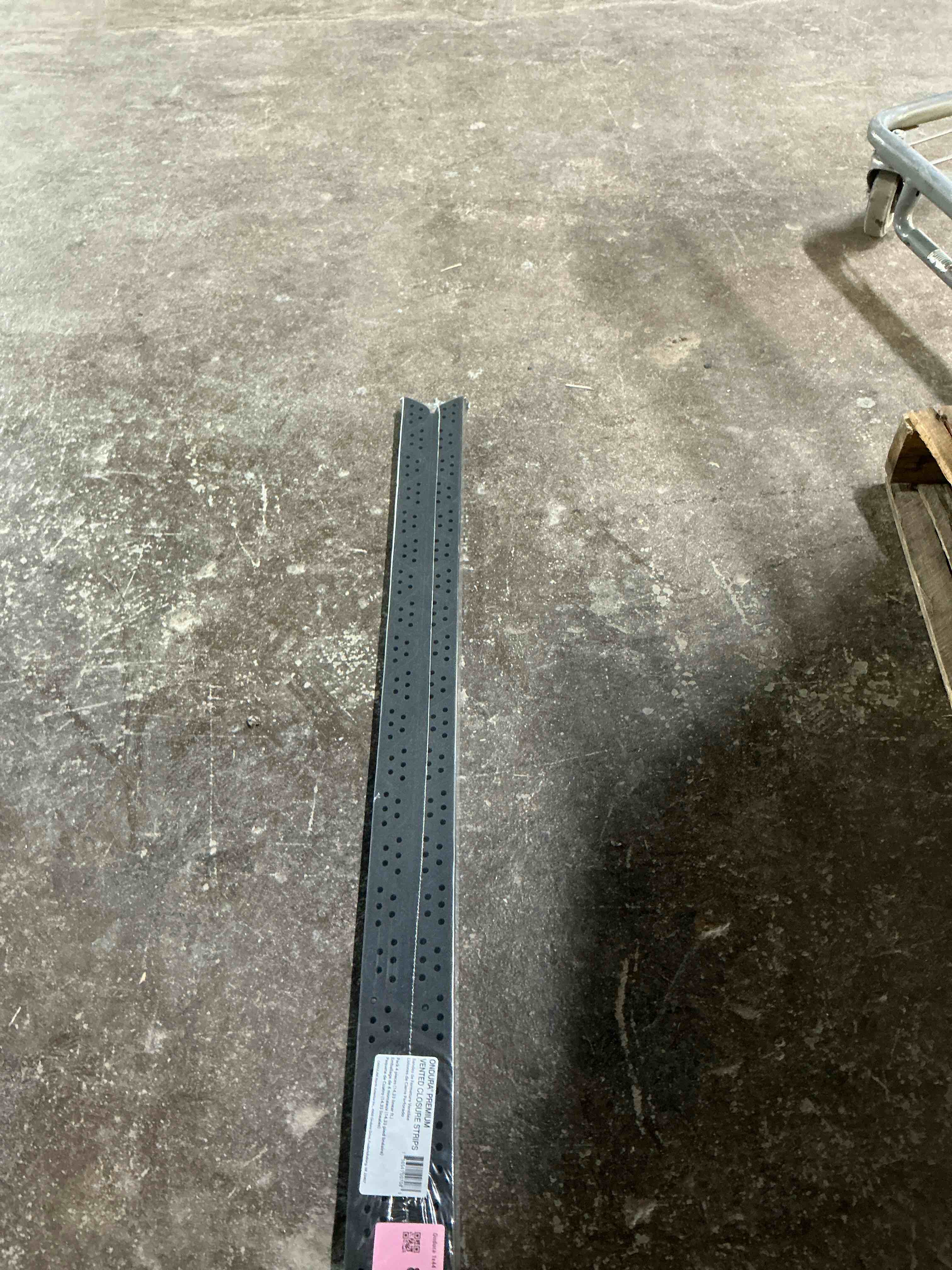 Condition photo showing Good Condition for Onduline North America 100165 44 in. Vented Closure Strip - Pack of 4