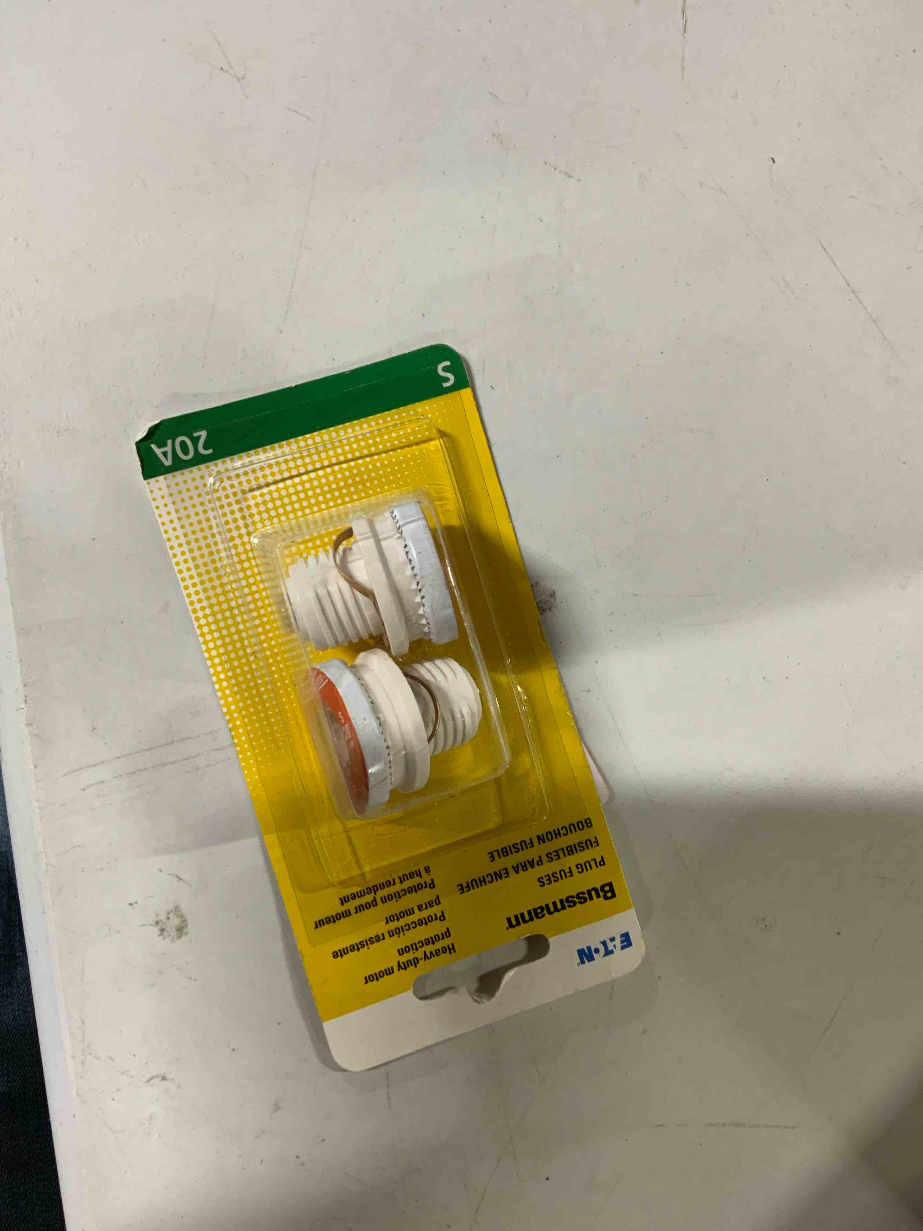 Condition photo showing Good Condition for Bussmann 20A Plug Fuse 2pk