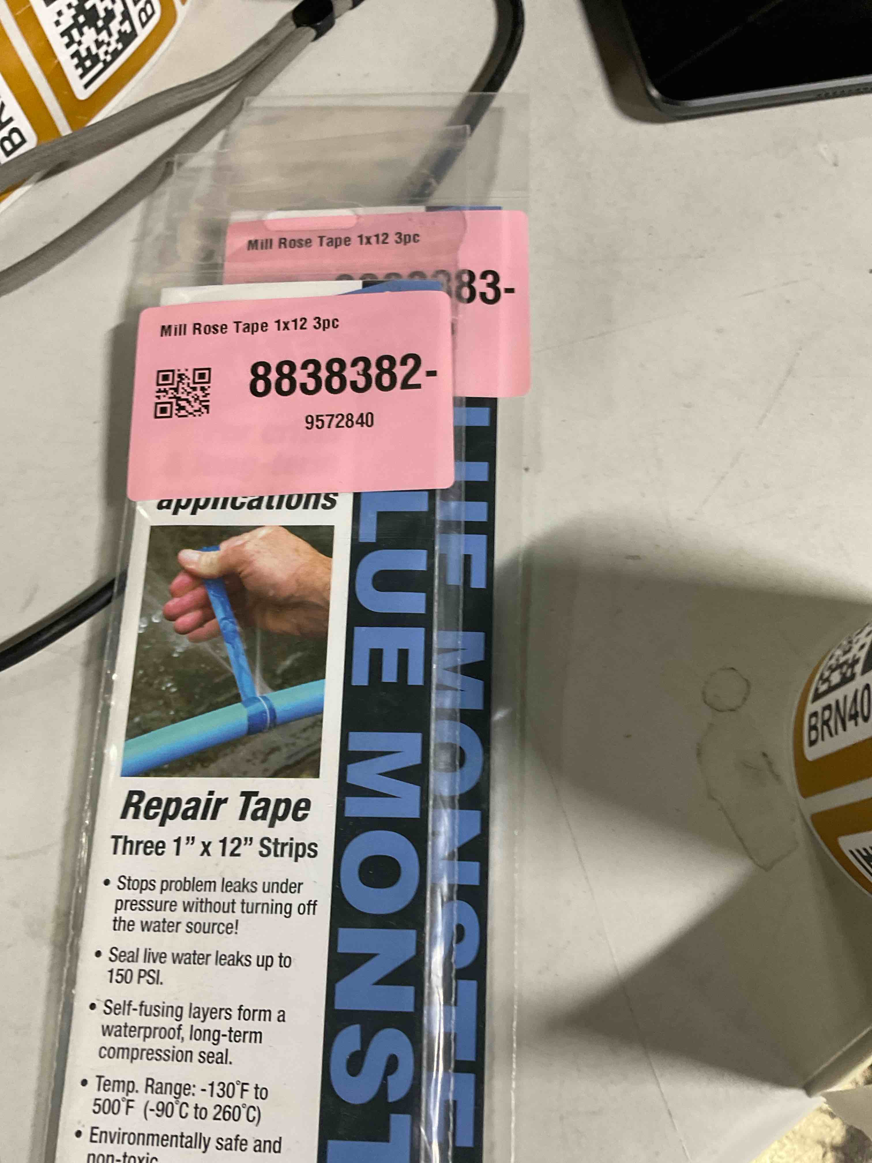 Condition photo showing Good Condition for Mill Rose Tape 1x12 3pc