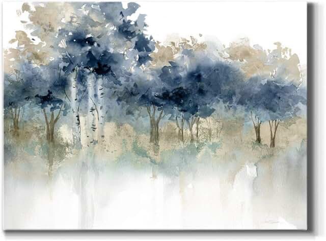 waters edge i - wrapped canvas print 30 x 40