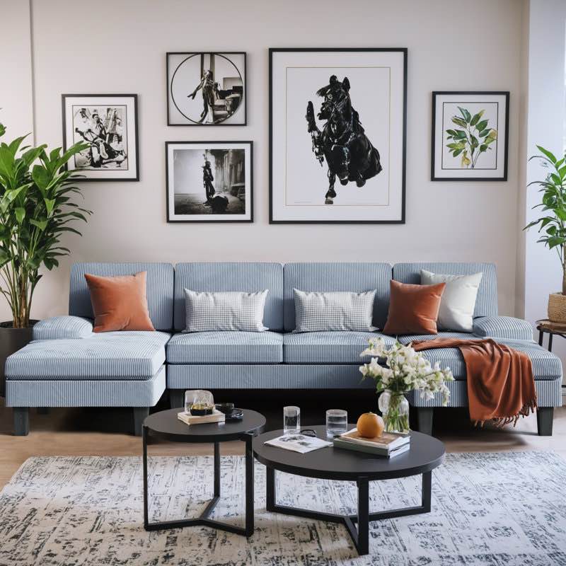 rudhi 6 - piece upholstered sectional