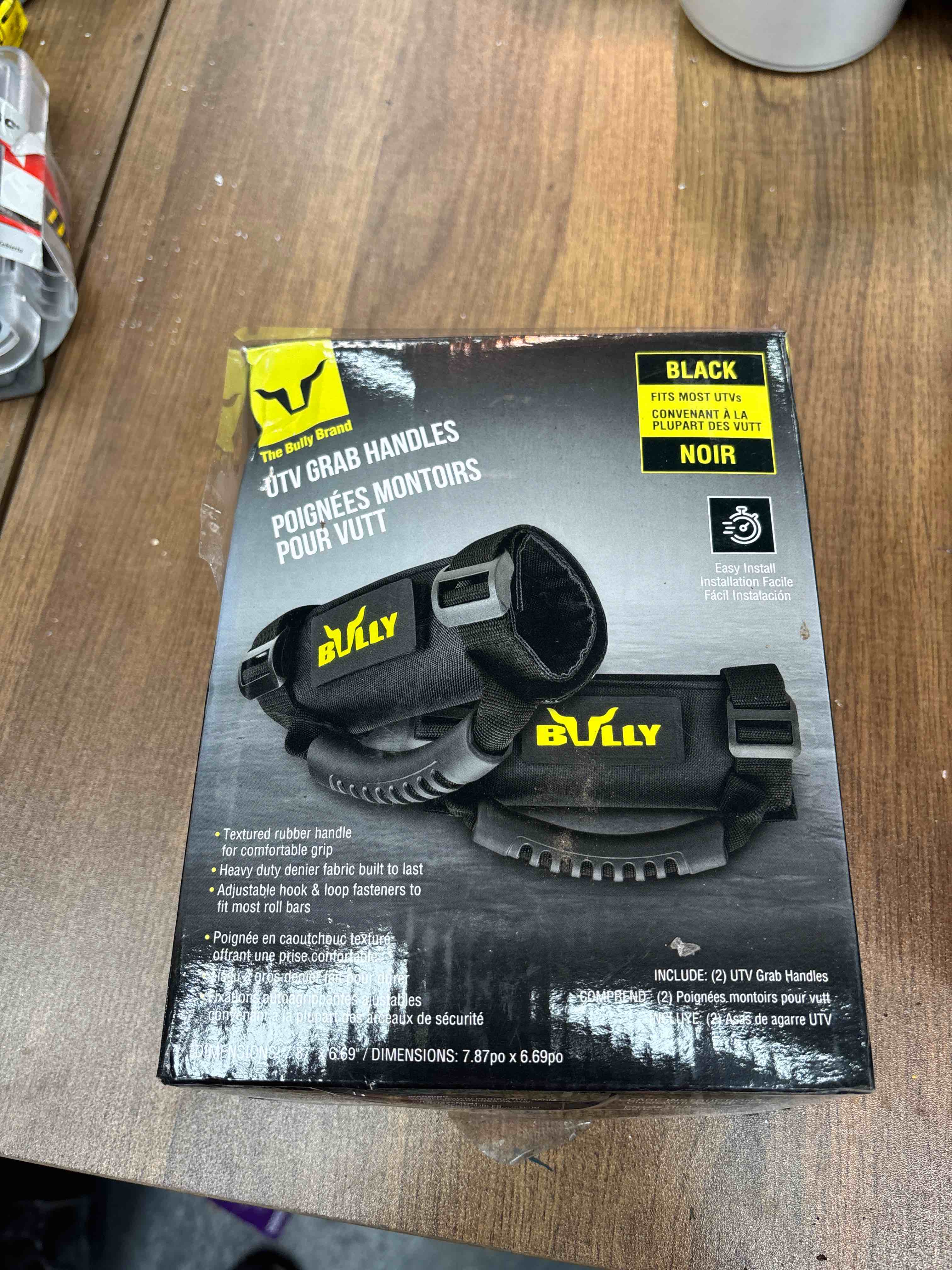 Bully® UTV Roll Cage Hand Holder Pair Black