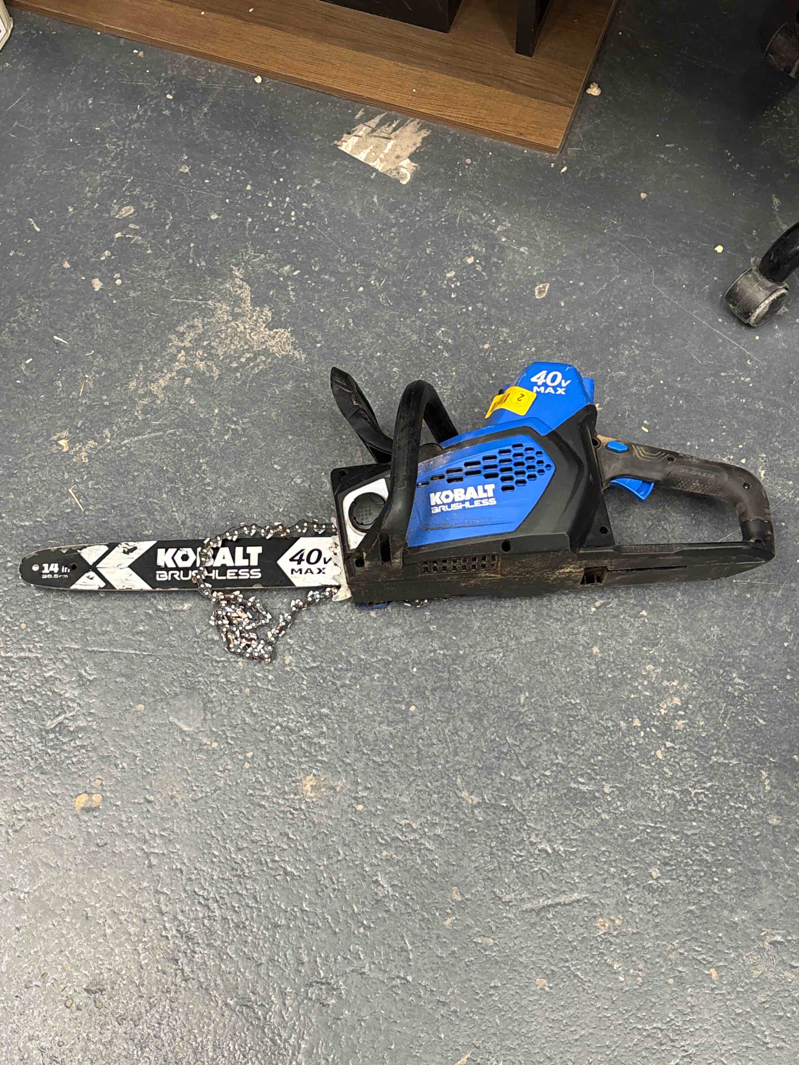 kobalt brushless 40v max 14 in