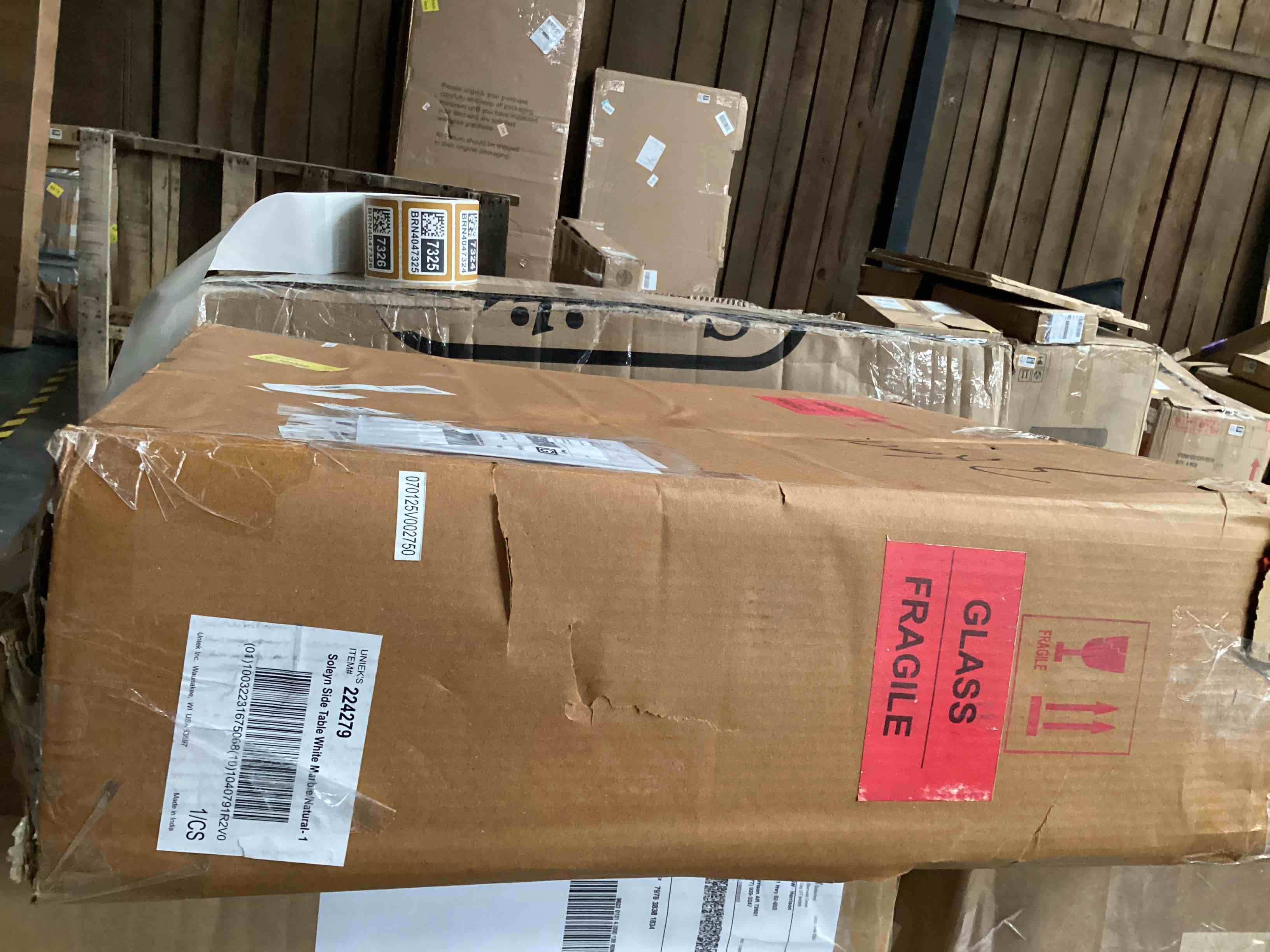 round solid wood end table