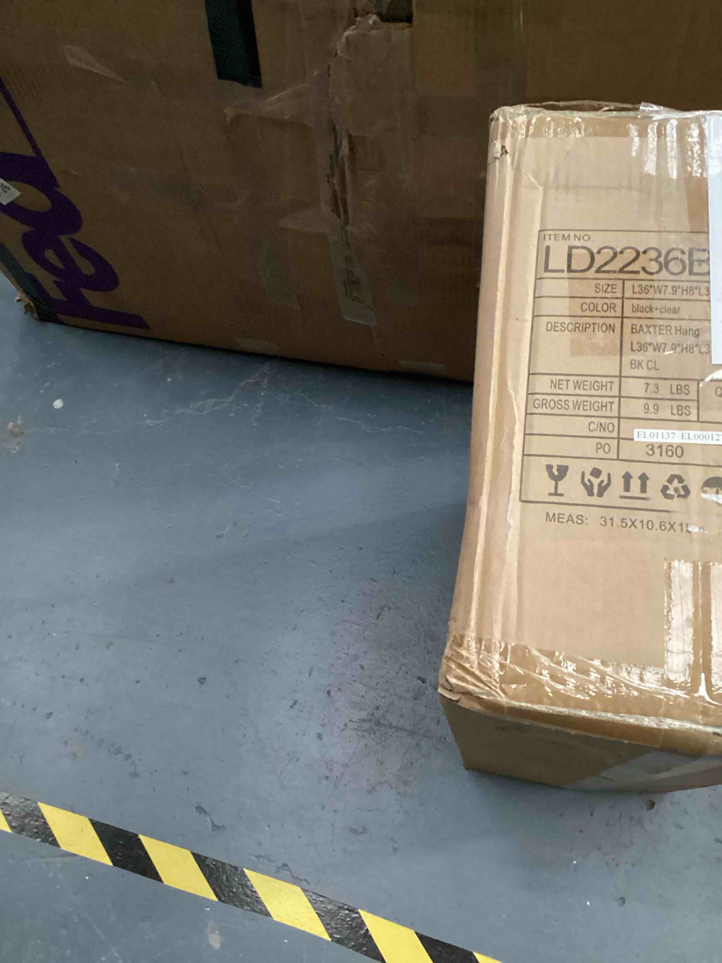 Condition photo showing Good Condition for Snead 3 - Light Kitchen Island Globe Pendant