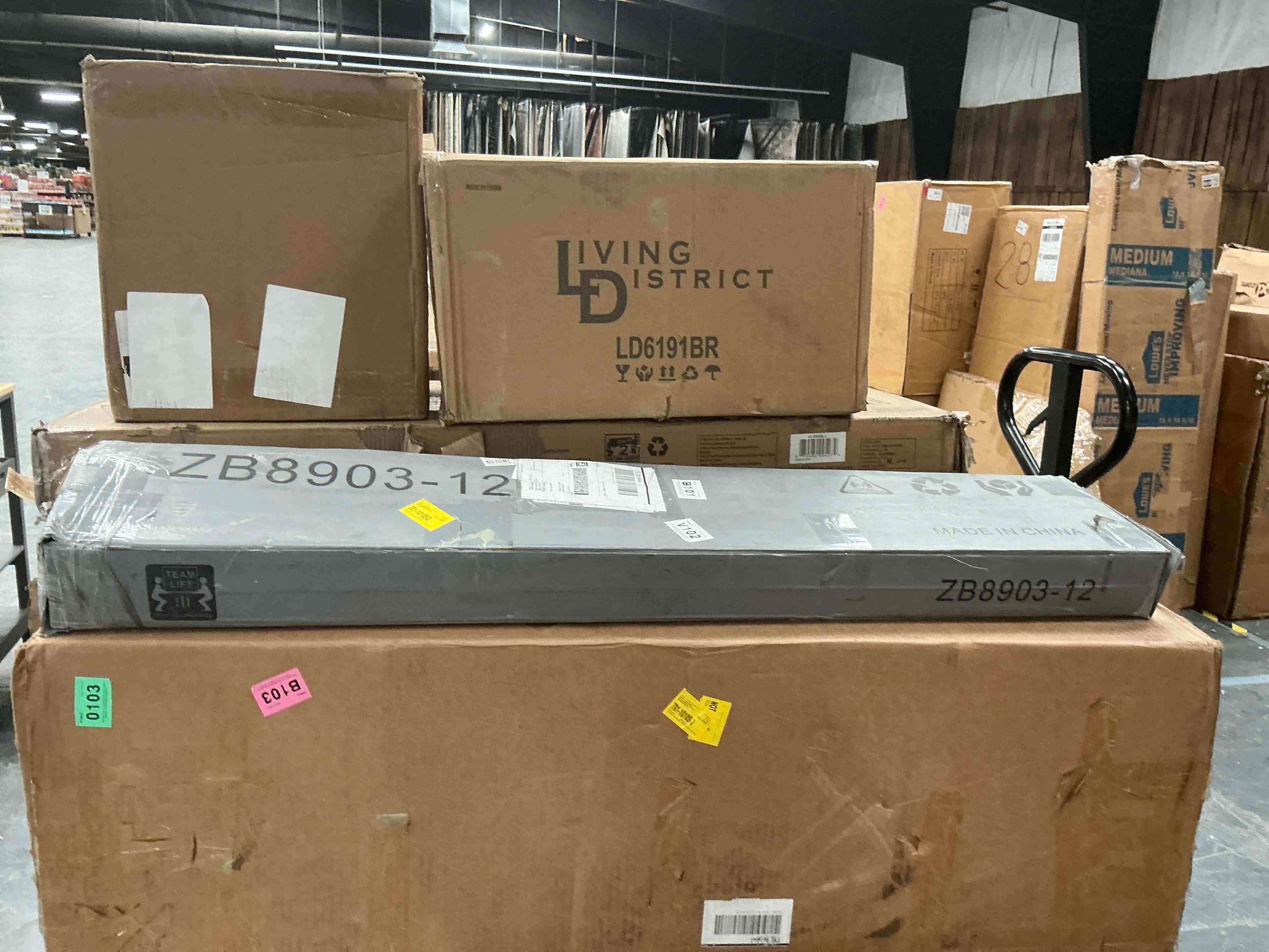 Amylia Solid Wood and Metal Heavy Duty Bamboo iron Platform Bed Frame No Box Spring Required