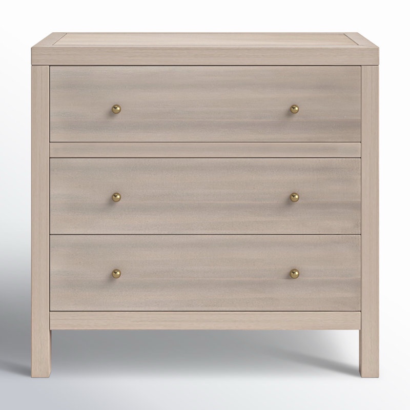 Celine 34" 3-Drawer Nightstand