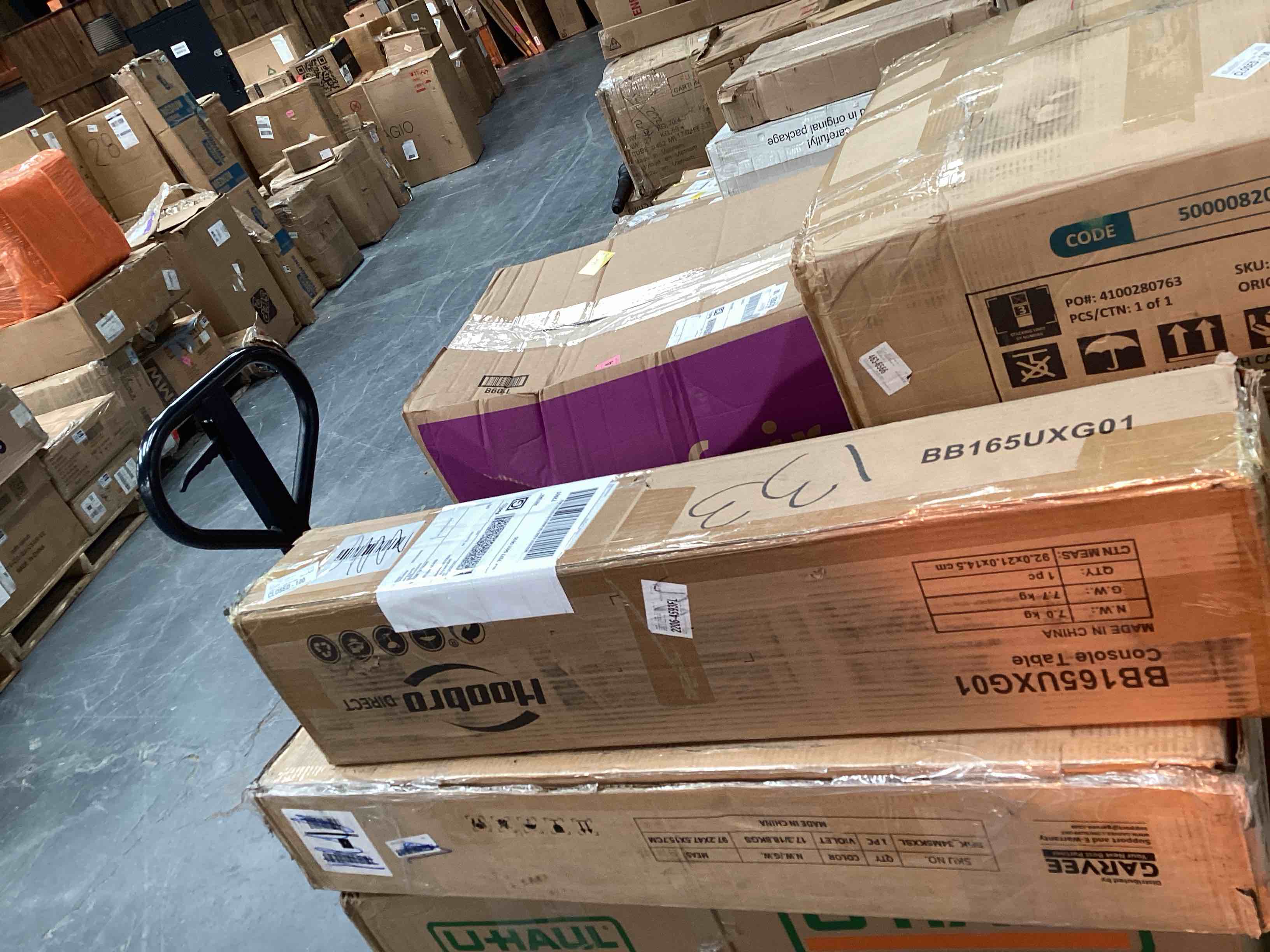 Castiglione Console Table Sofa Table with Power Outlet