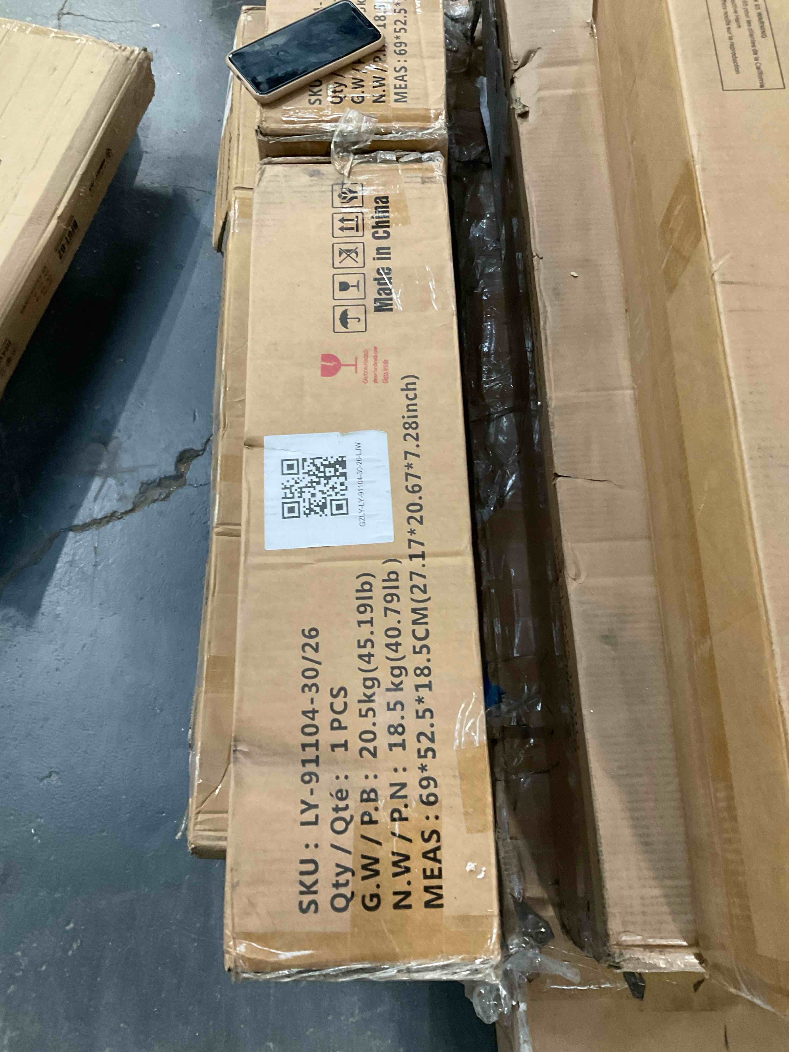 2-Drawer Nightstand With Light