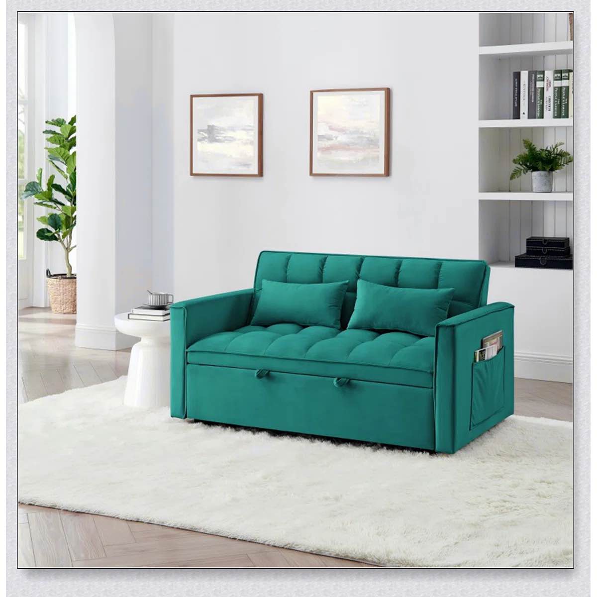 79\u0027\u0027 w upholstered sofa velvet couch with usb charging ports