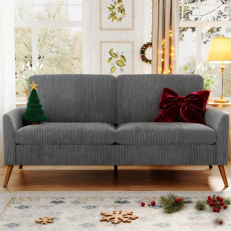 george oliver 68" loveseat sofa, comfy couches for living room
