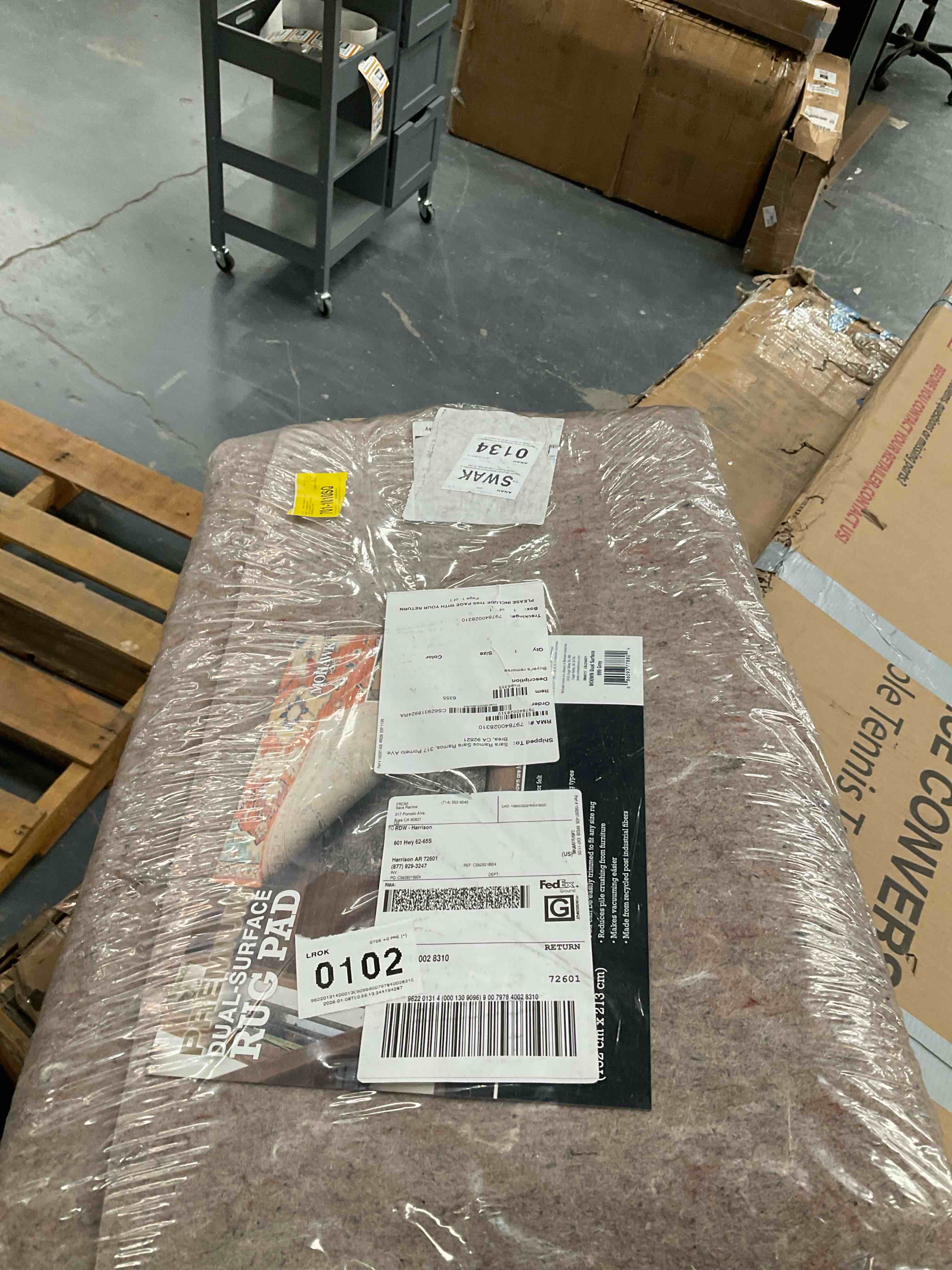 Condition photo showing Good Condition for Bottorff Dual Surface Premium Profile 1/3" Non Slip Rug Pad