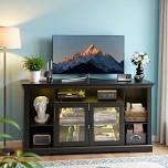 Tv Stand For Tvs Up To 70" With Open Shelves And Cable Management