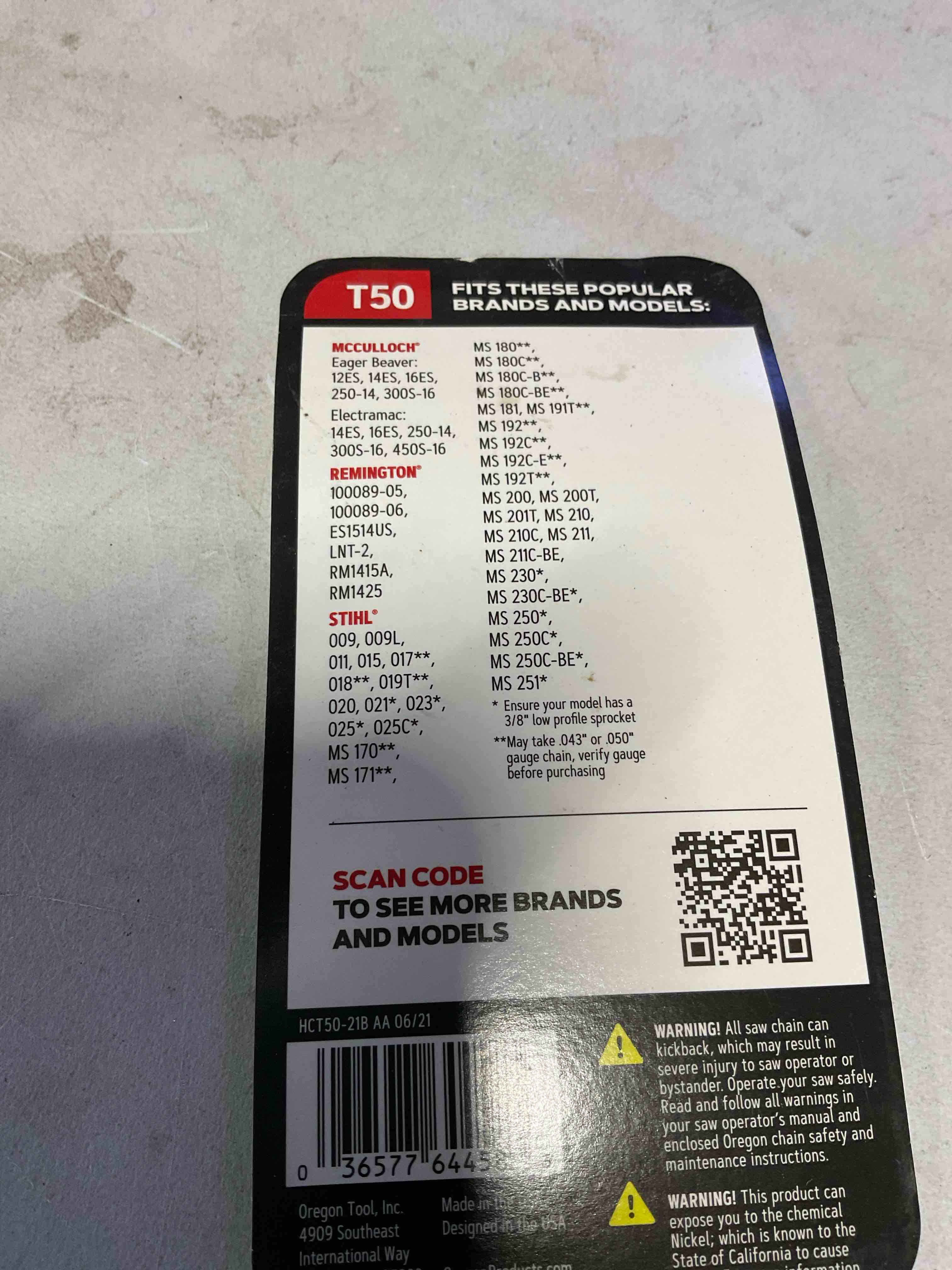 Condition photo showing Good Condition for Chainsaw Chain