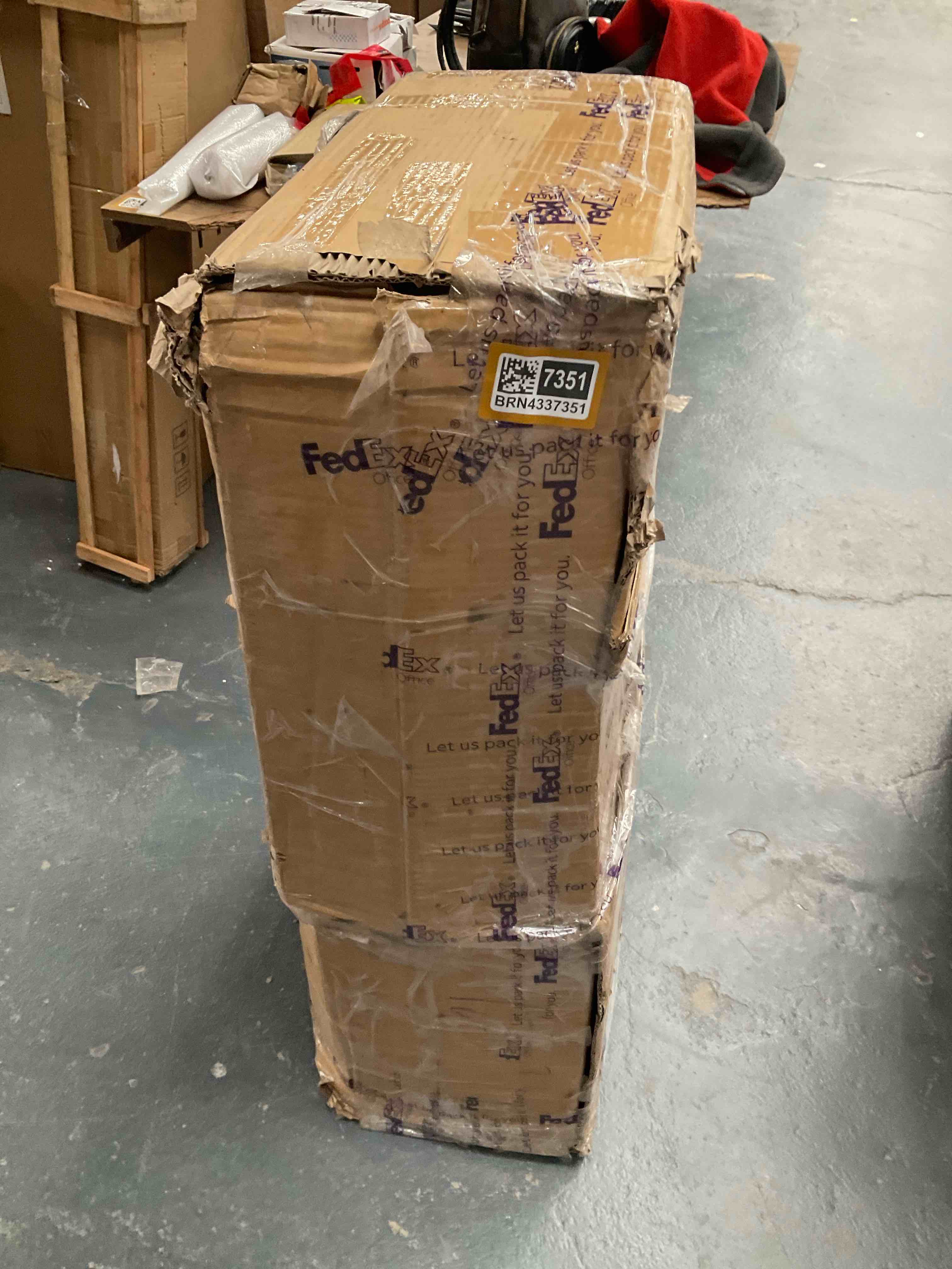 Parts to a dresser or a bookshelf, lite brown in color unknown if complete