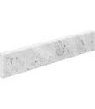 22" Sidesplash for Bath Vanity Top with 4" Backsplash, Bianco Carrara Venato Marble