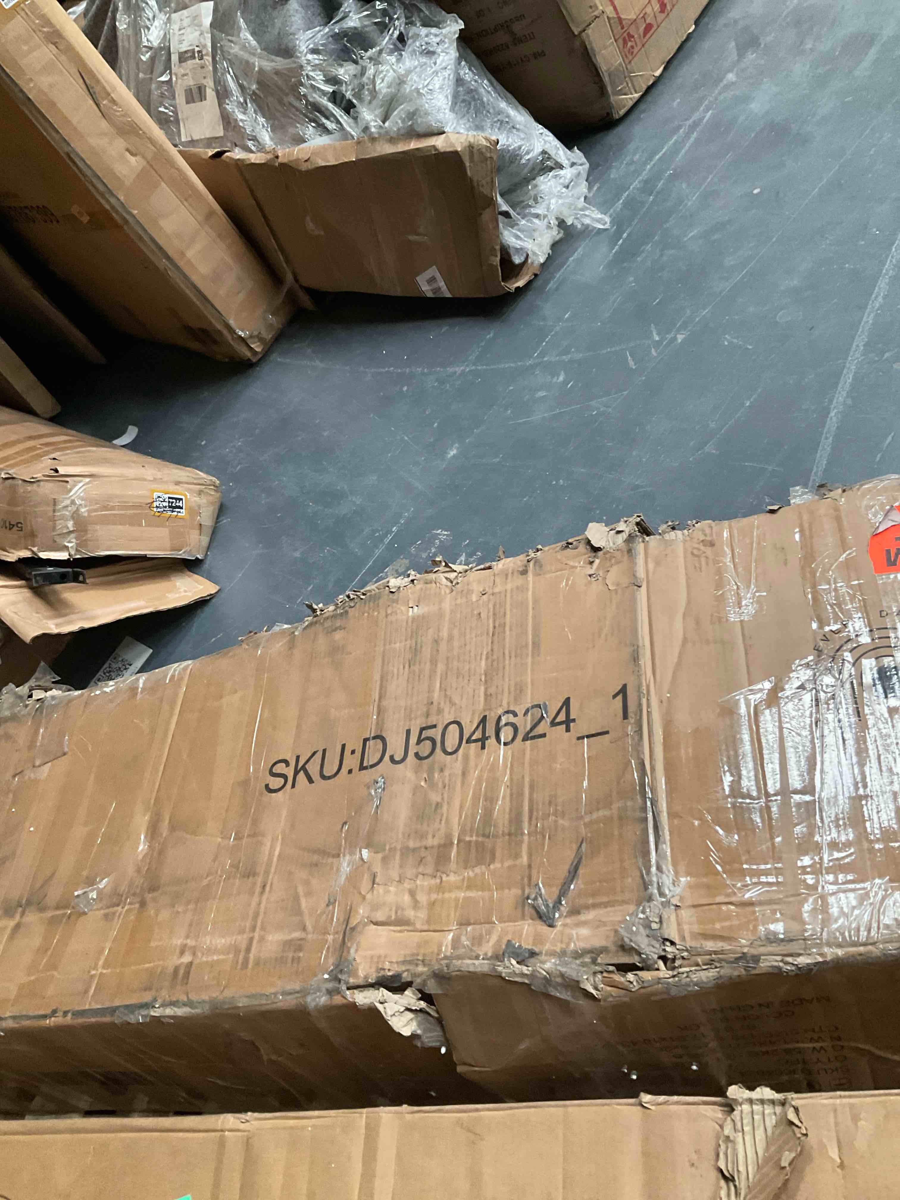 Condition photo showing Good Condition for Queen size farmhouse storage bed(IS NOT COMPLETE ONLY ONE BOX OF TWO)