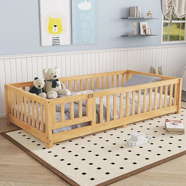 Twin Floor Bed