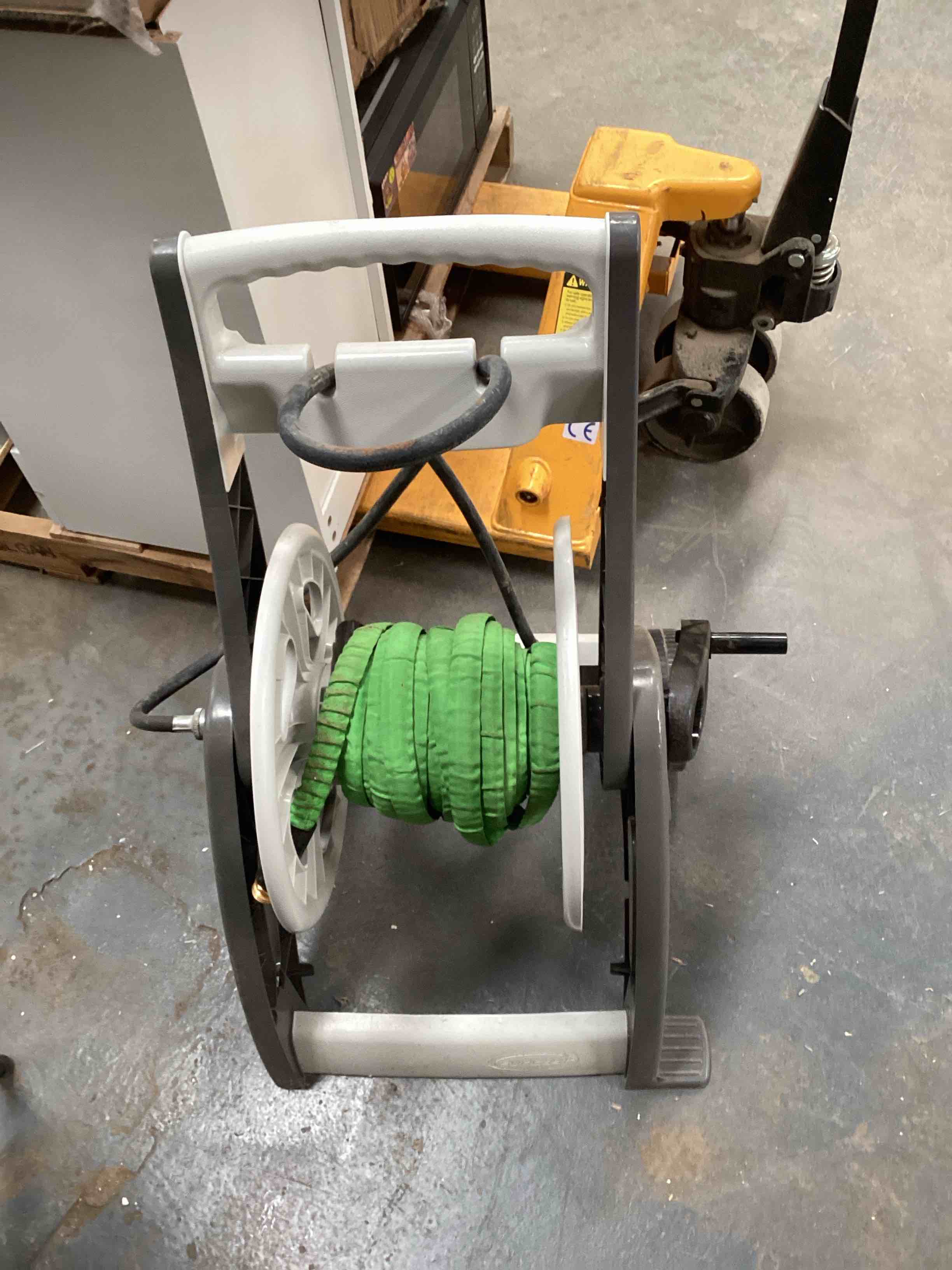 garden reel with hose