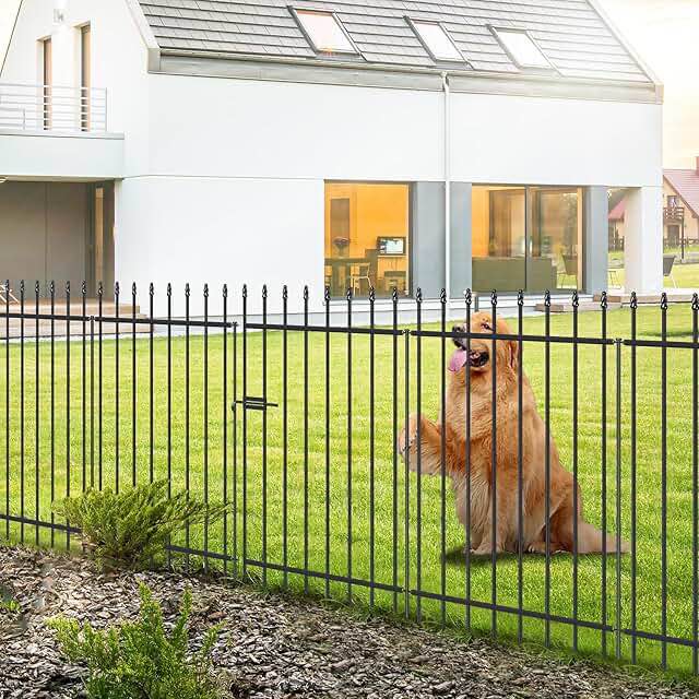 orehogar garden fence 1 gate +4 panels